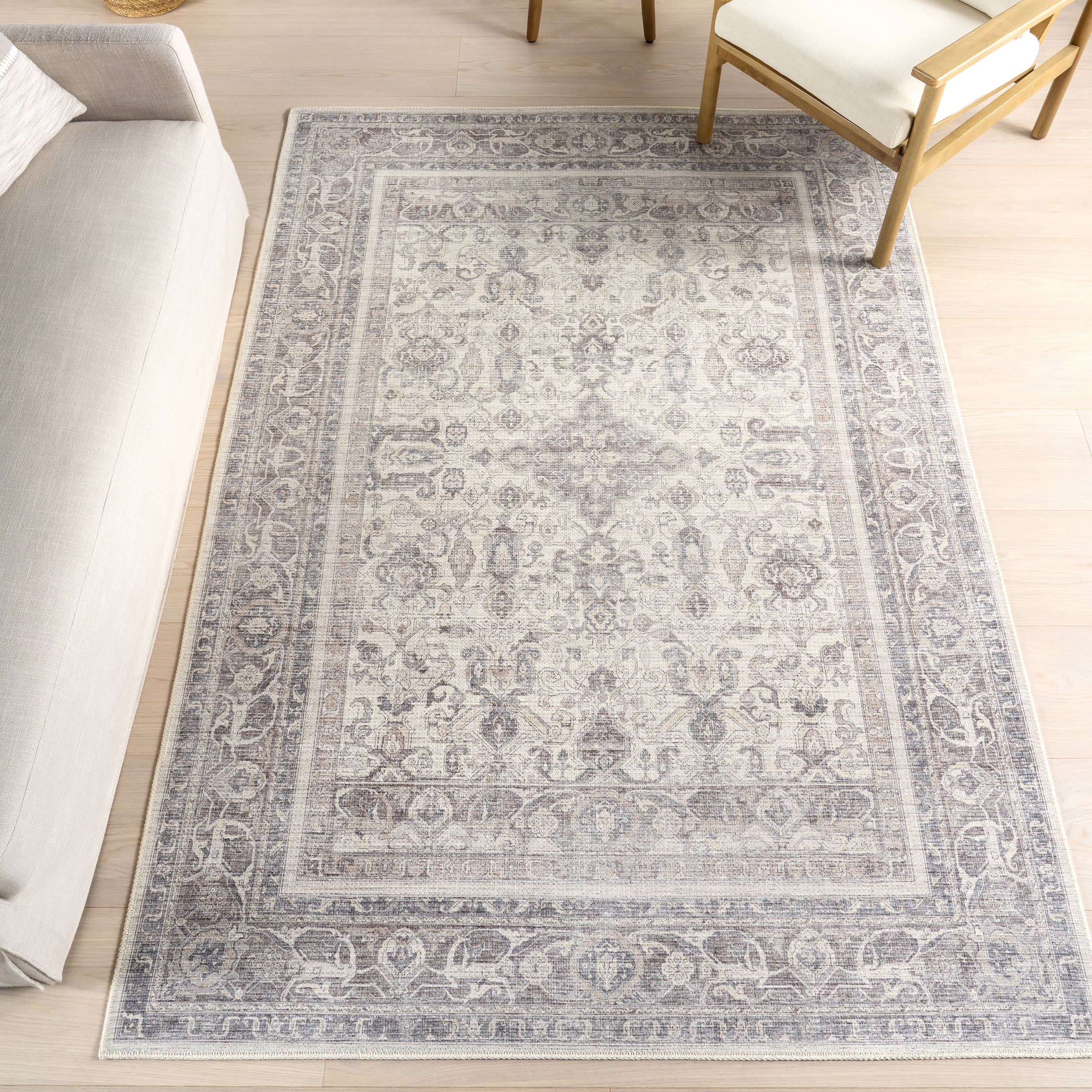 Ana Medallion Rug | Beige