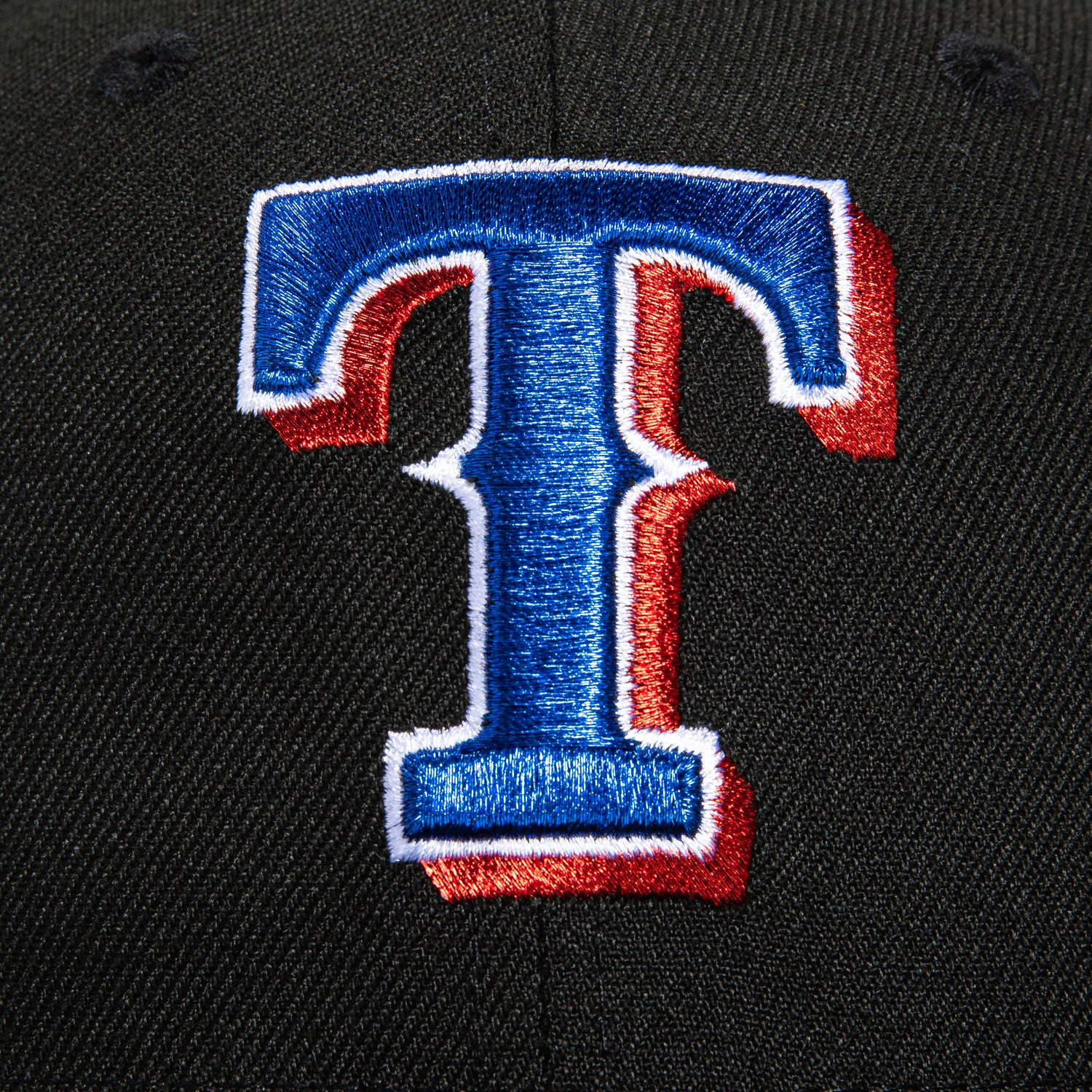 New Era 59Fifty Batty Texas Rangers Batterman Logo Patch Hat - Black