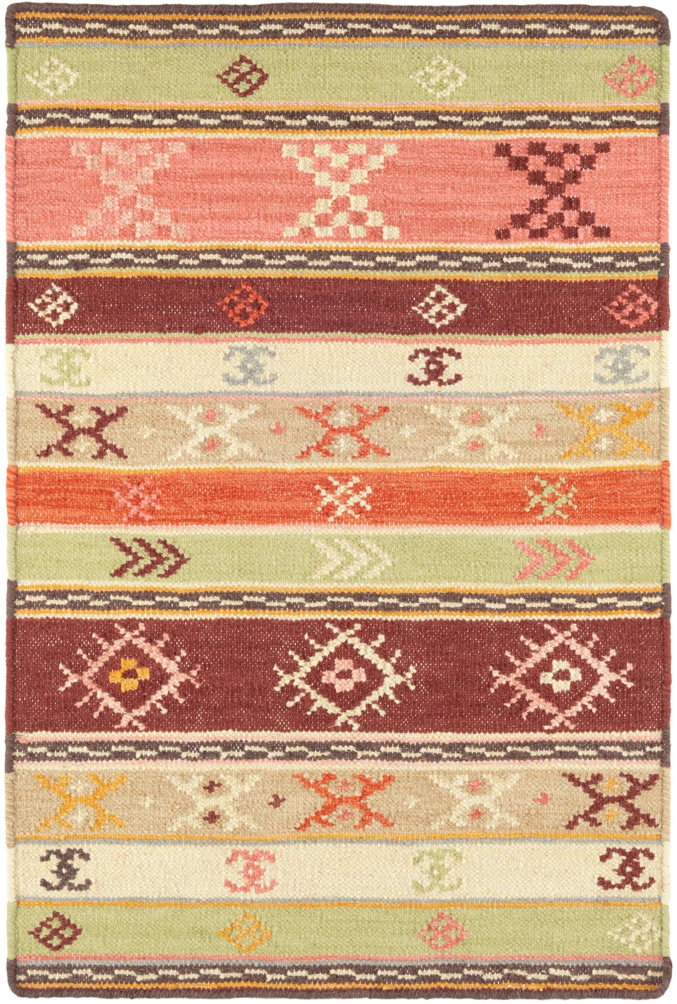 Aztec Kilim Handwoven Wool Rug