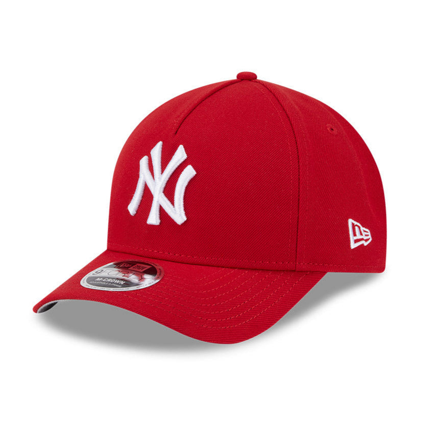 New Era 9Forty M-Crown A-Frame New York Yankees Snapback Hat - Red