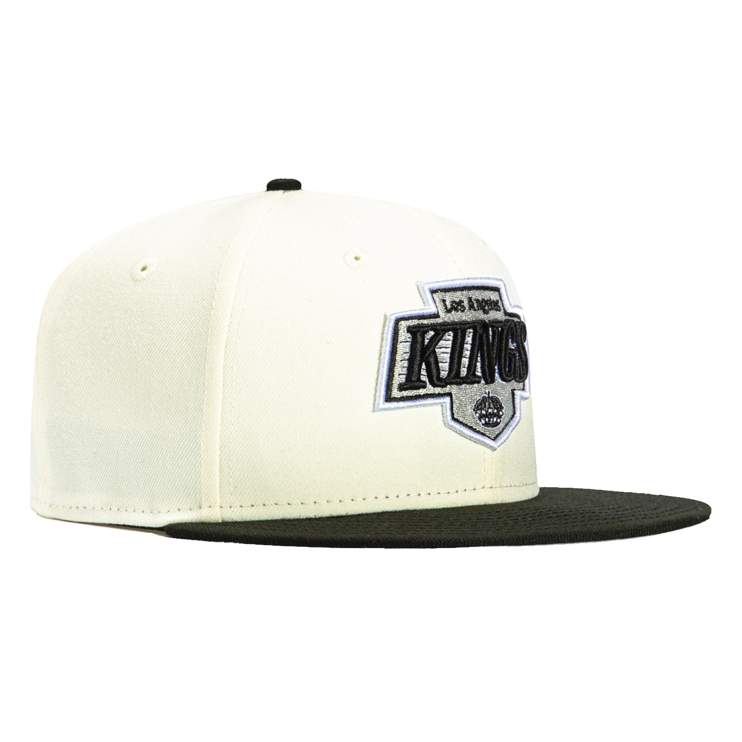 New Era 59Fifty Los Angeles Kings Hat - White, Black