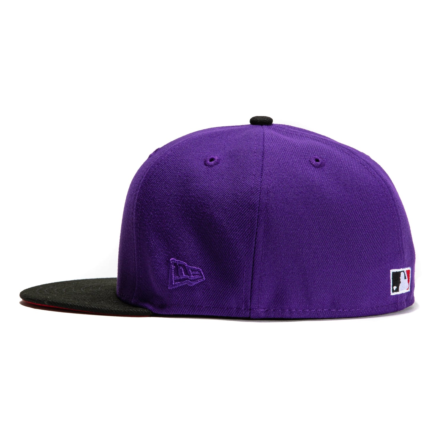 New Era 59Fifty T-Dot New York Mets 2000 World Series Patch Hat - Purple, Black, Red