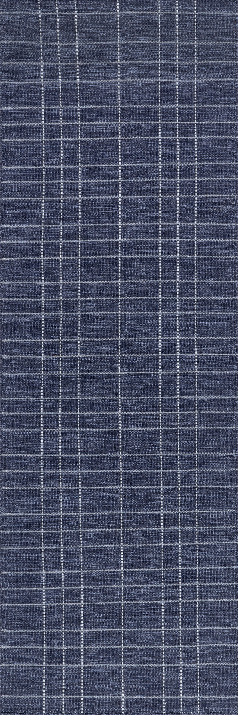 Charlie Plaid Wool Rug | Blue