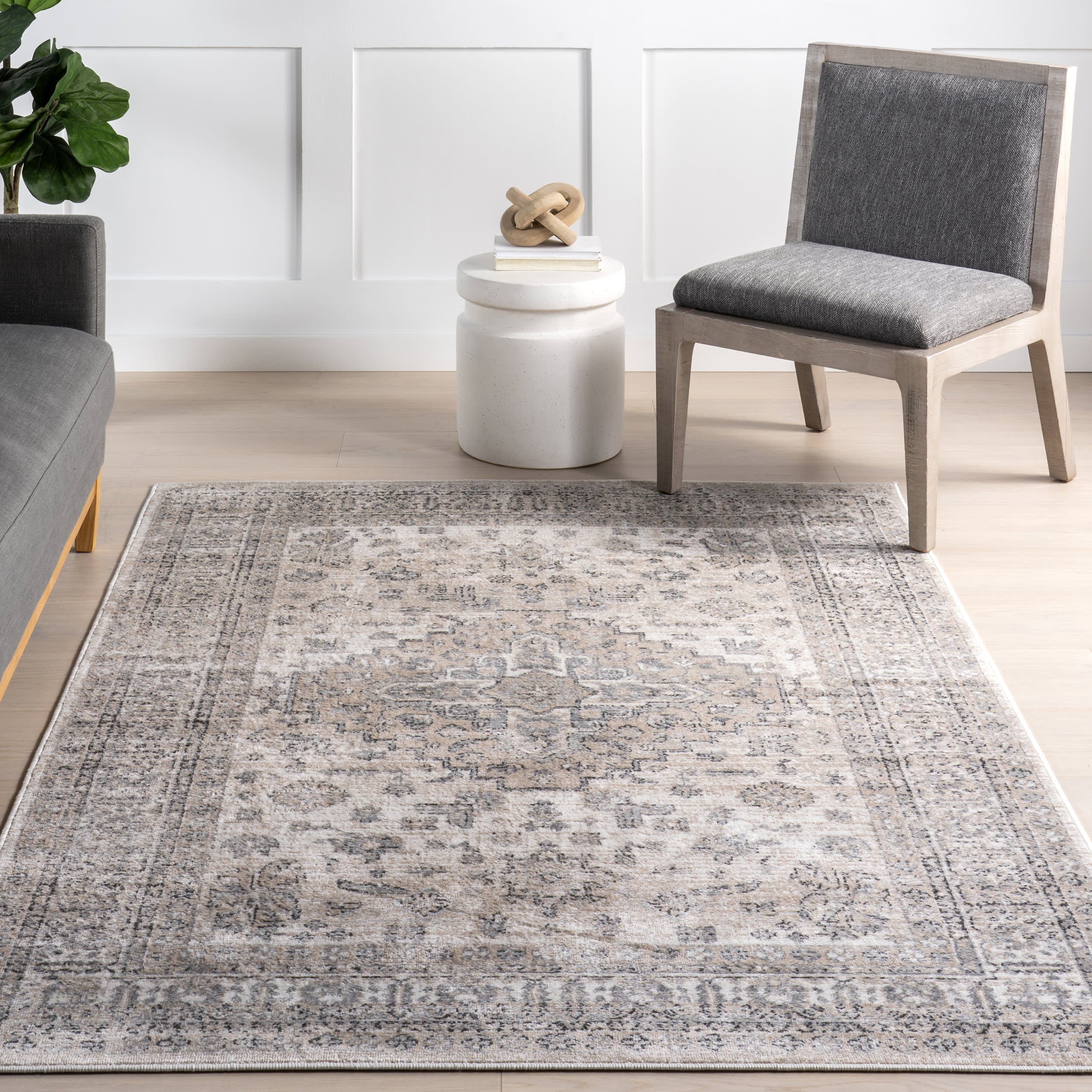 Samira Medallion Rug | Beige