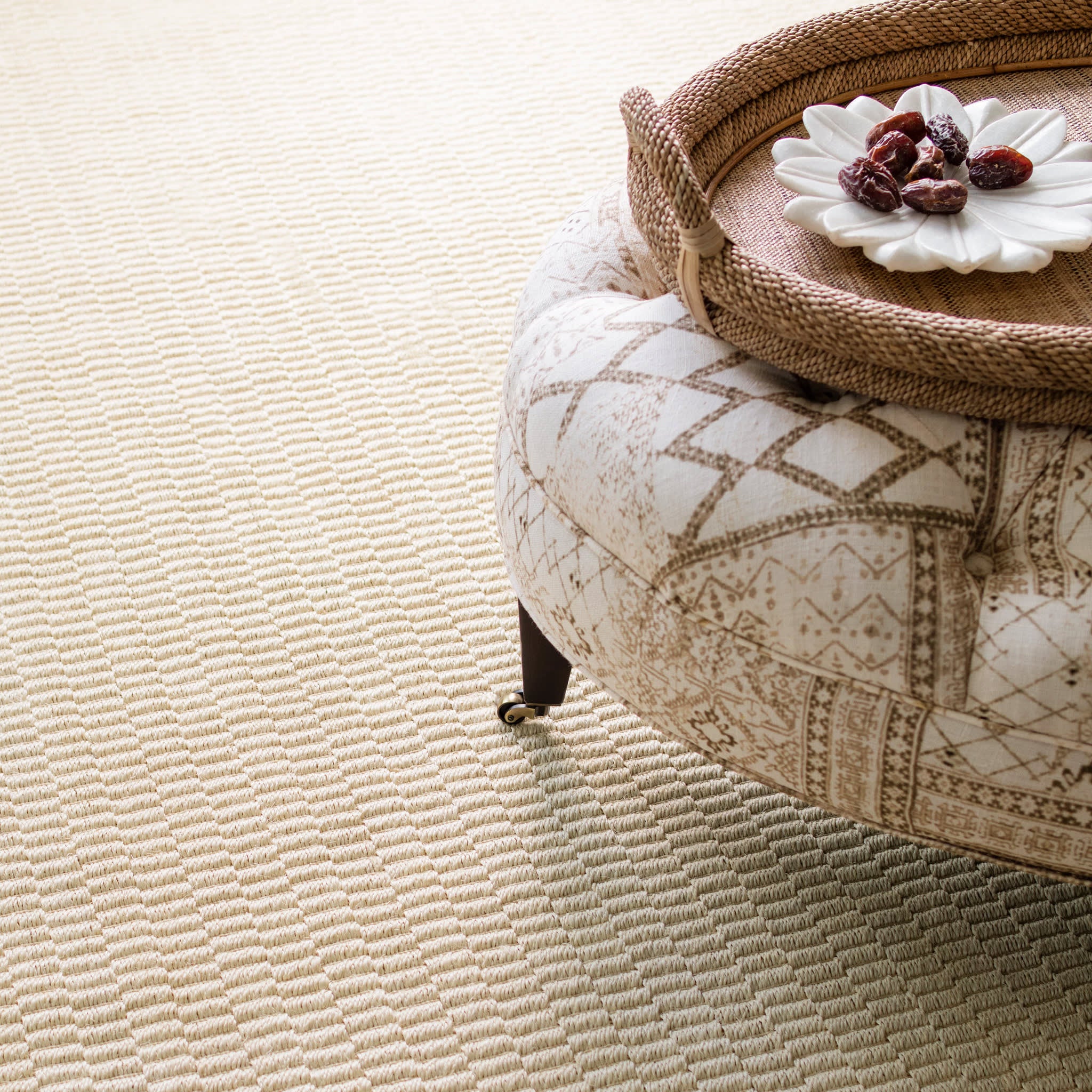 Wicker Sand Woven Sisal Rug