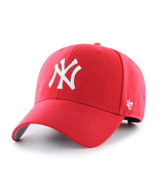 47 Brand New York Yankees MVP Adjustable Hat - Red, White