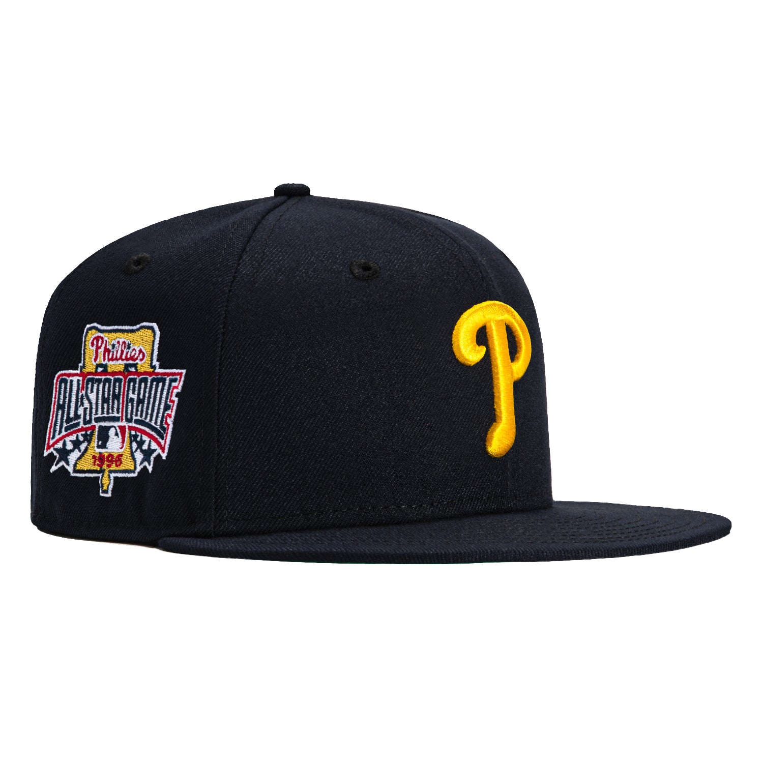 New Era 59Fifty Deep Ocean Gold Philadelphia Phillies 1996 All Star Game Patch Hat - Navy, Gold