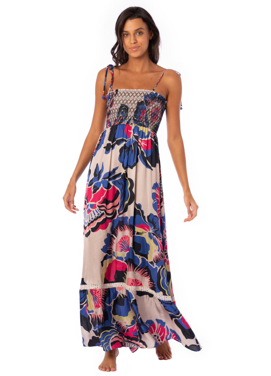 Maaji Ultramarine Florals Bewitched Long Dress