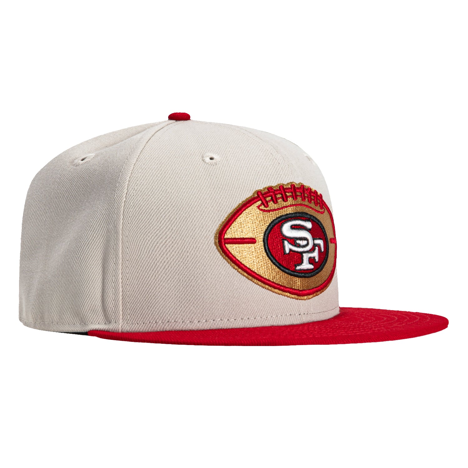 New Era 59Fifty Historic San Francisco 49ers Hat - Stone, Red