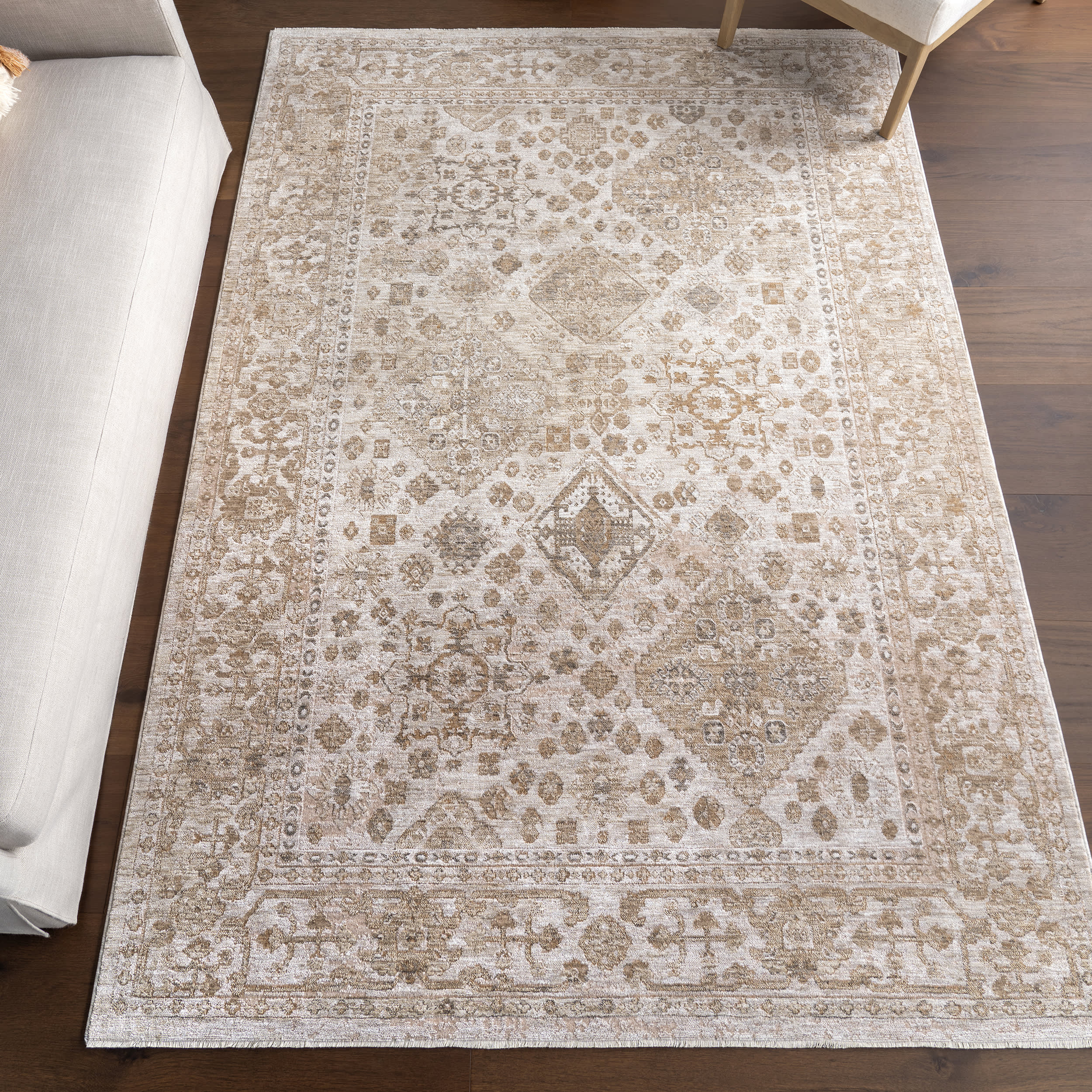 Adah Vintage Rug | Taupe