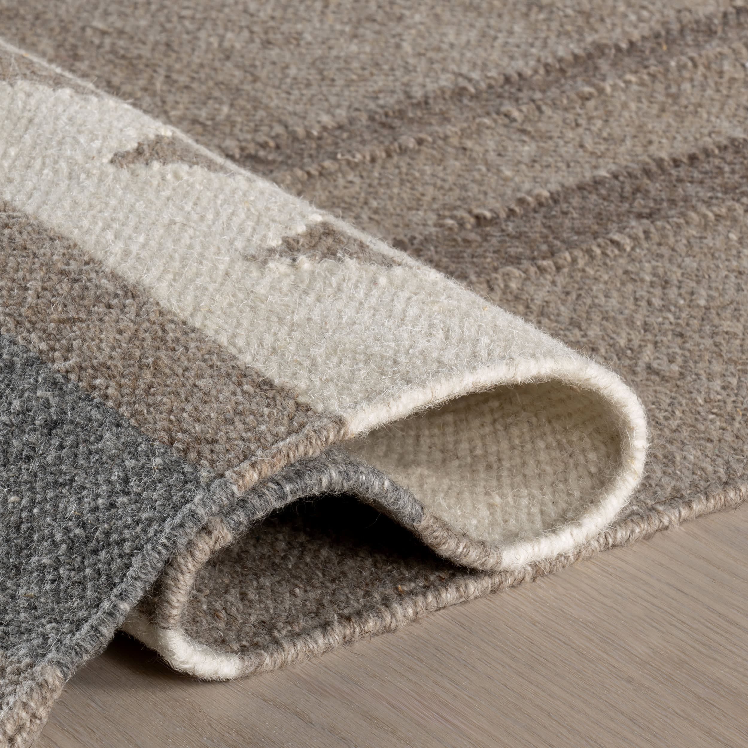 Westerly Southwestern Cotton-Blend Rug | Taupe