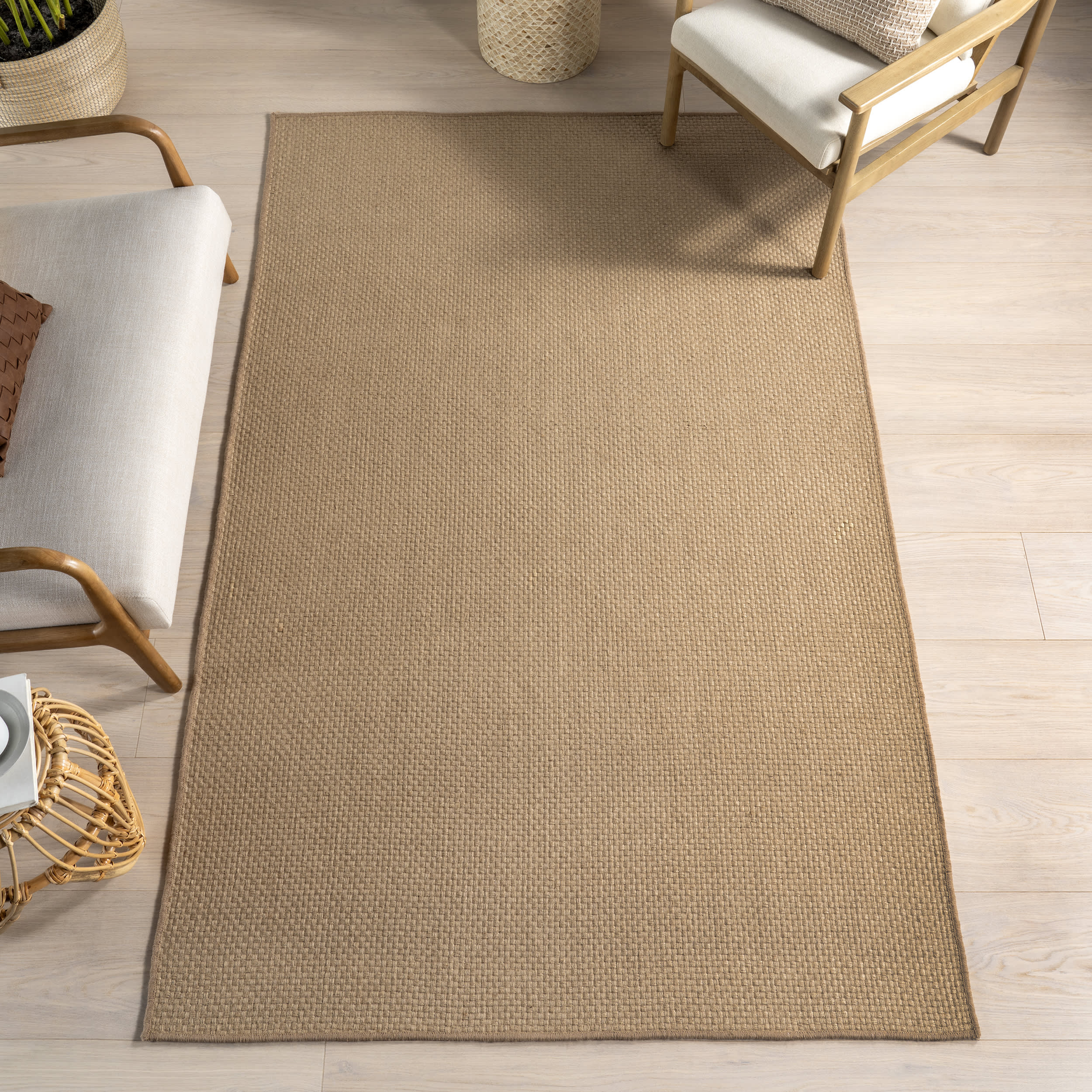 Tabytha Solid Jute Rug | Natural