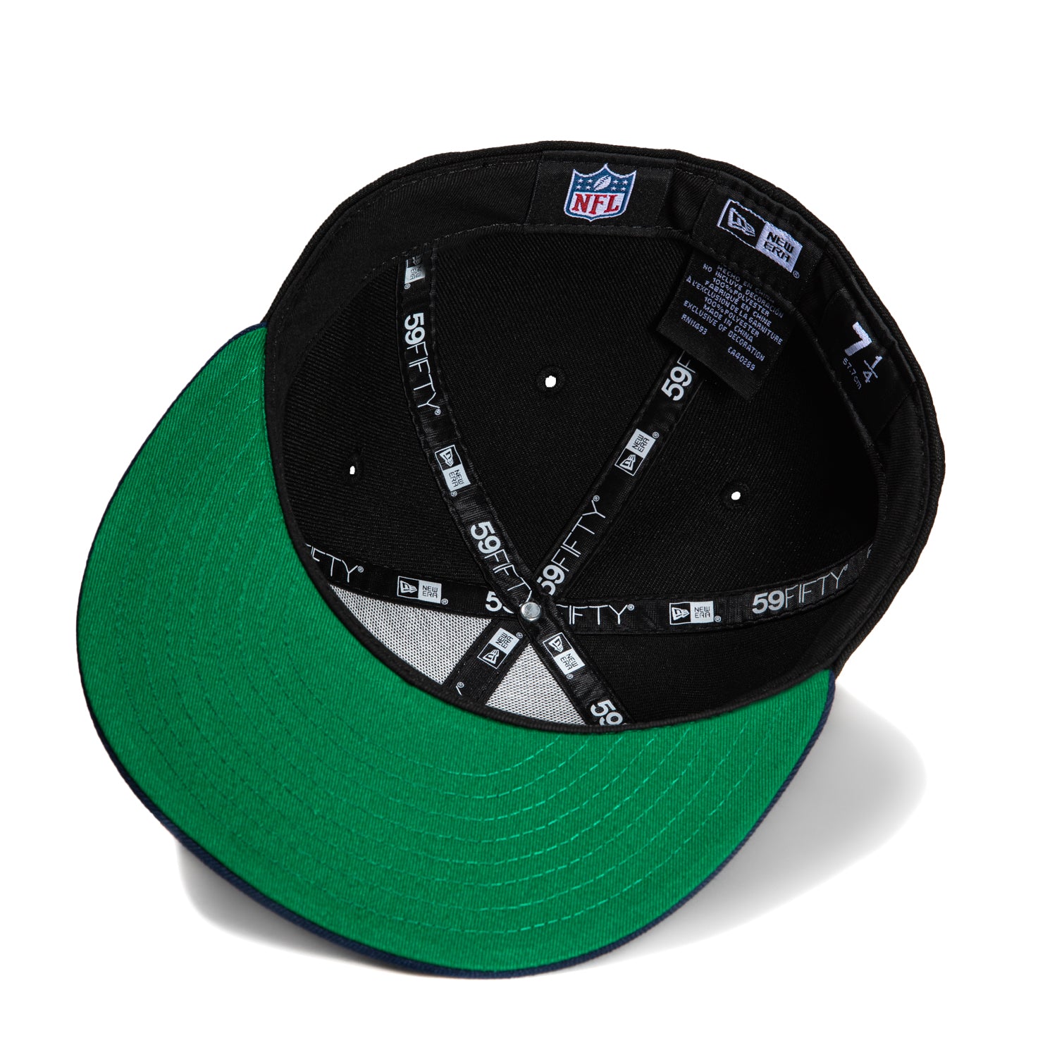 New Era 59Fifty Dallas Cowboys Logo Patch Script Hat - Black, Navy