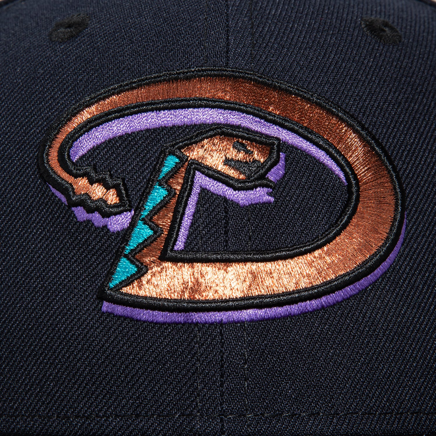 New Era 59Fifty Arizona Diamondbacks Inaugural Patch D Hat - Navy, Metallic Copper