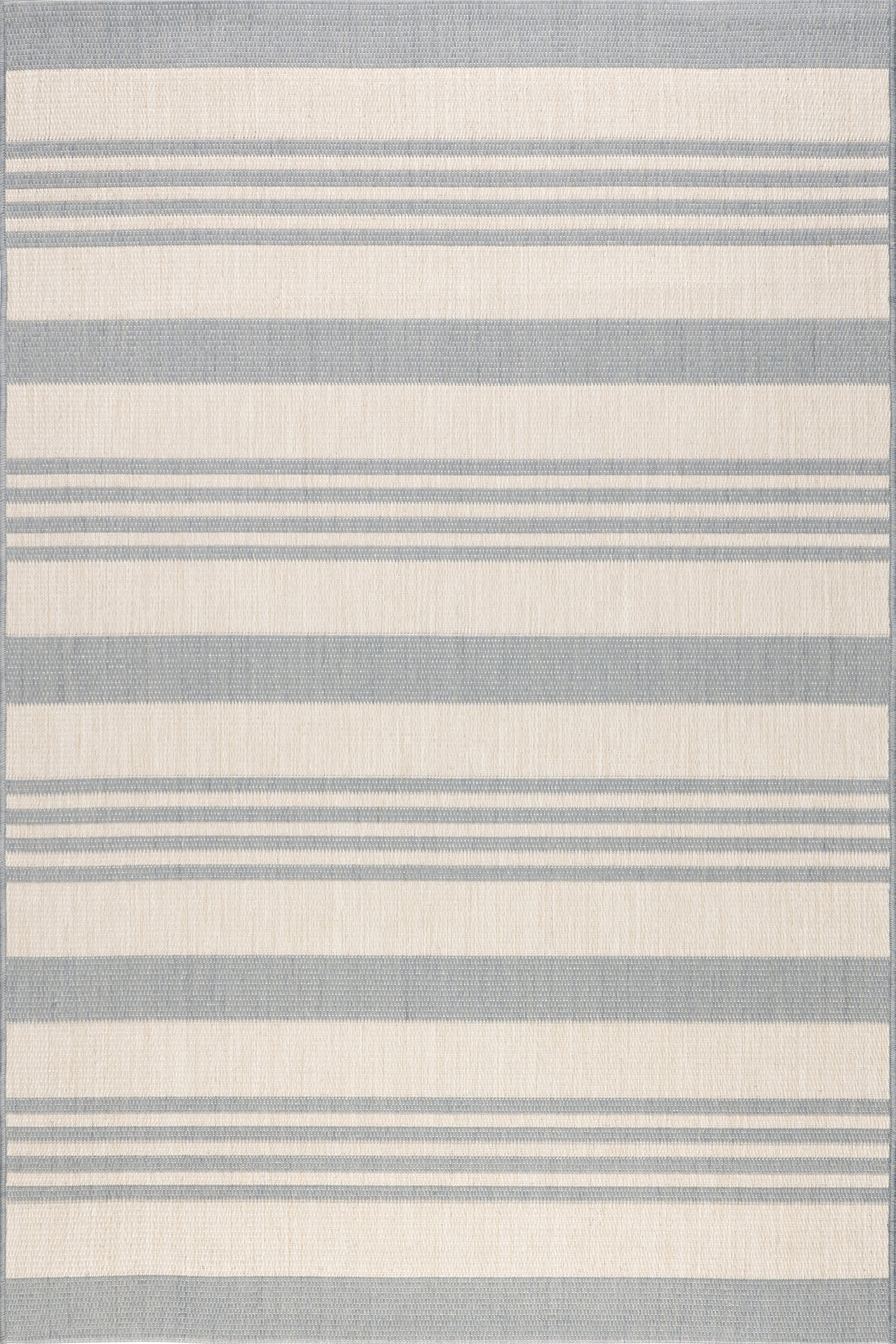 Regency Stripes Indoor/Outdoor Rug | Light Grey