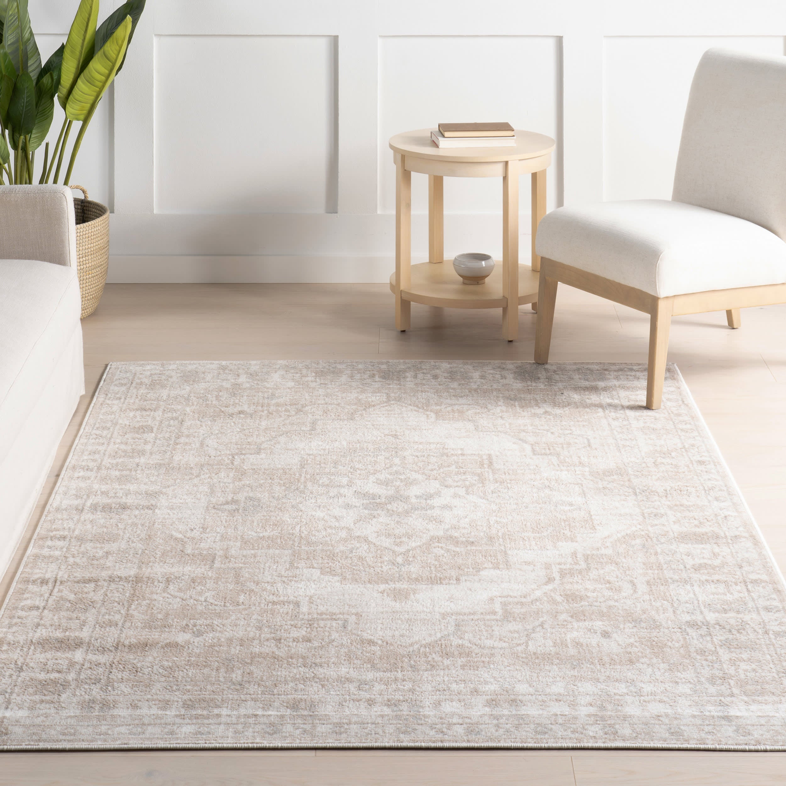 Elisabeth  Medallion Rug | Beige