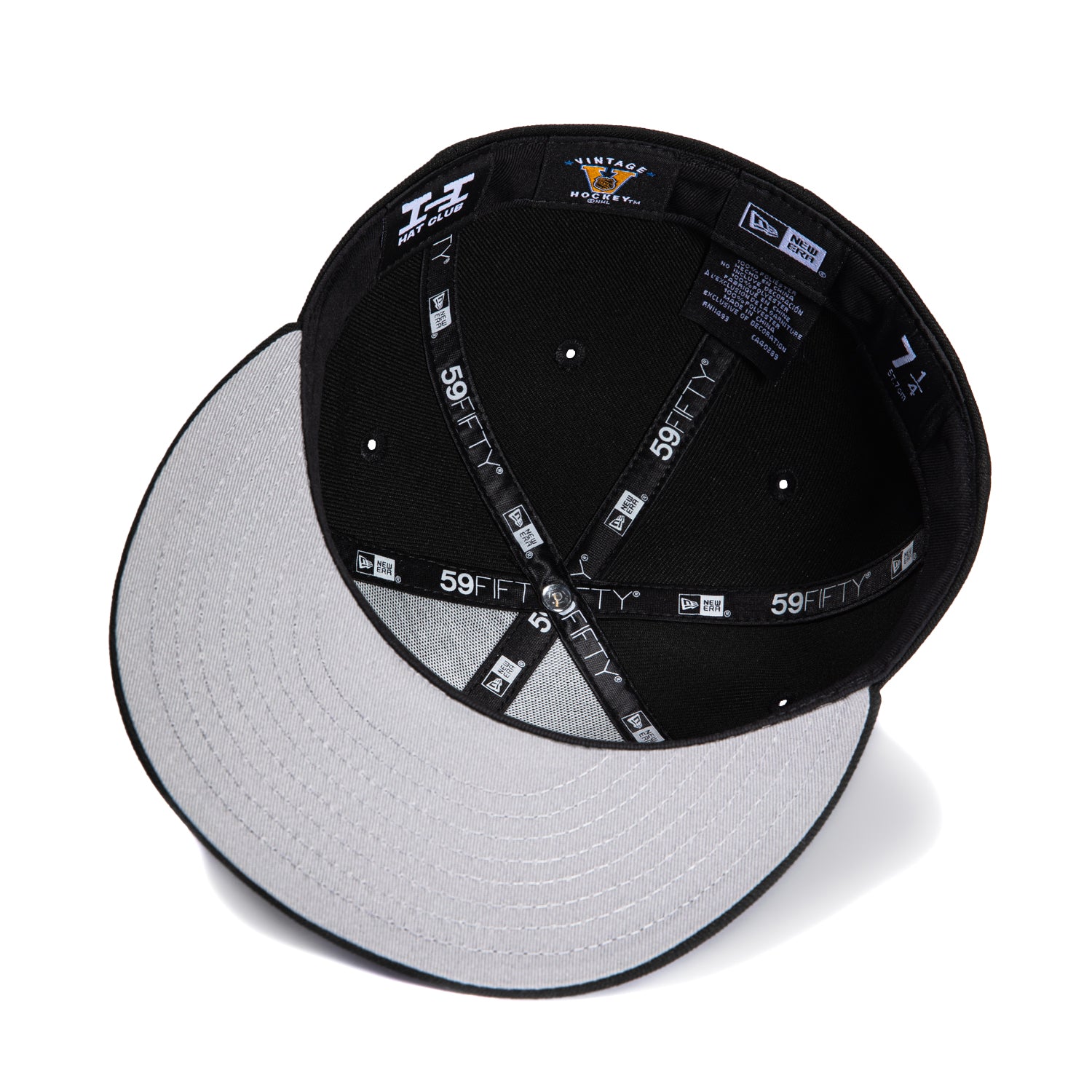 New Era 59Fifty Los Angeles Kings Word Hat - Black, Metallic Silver