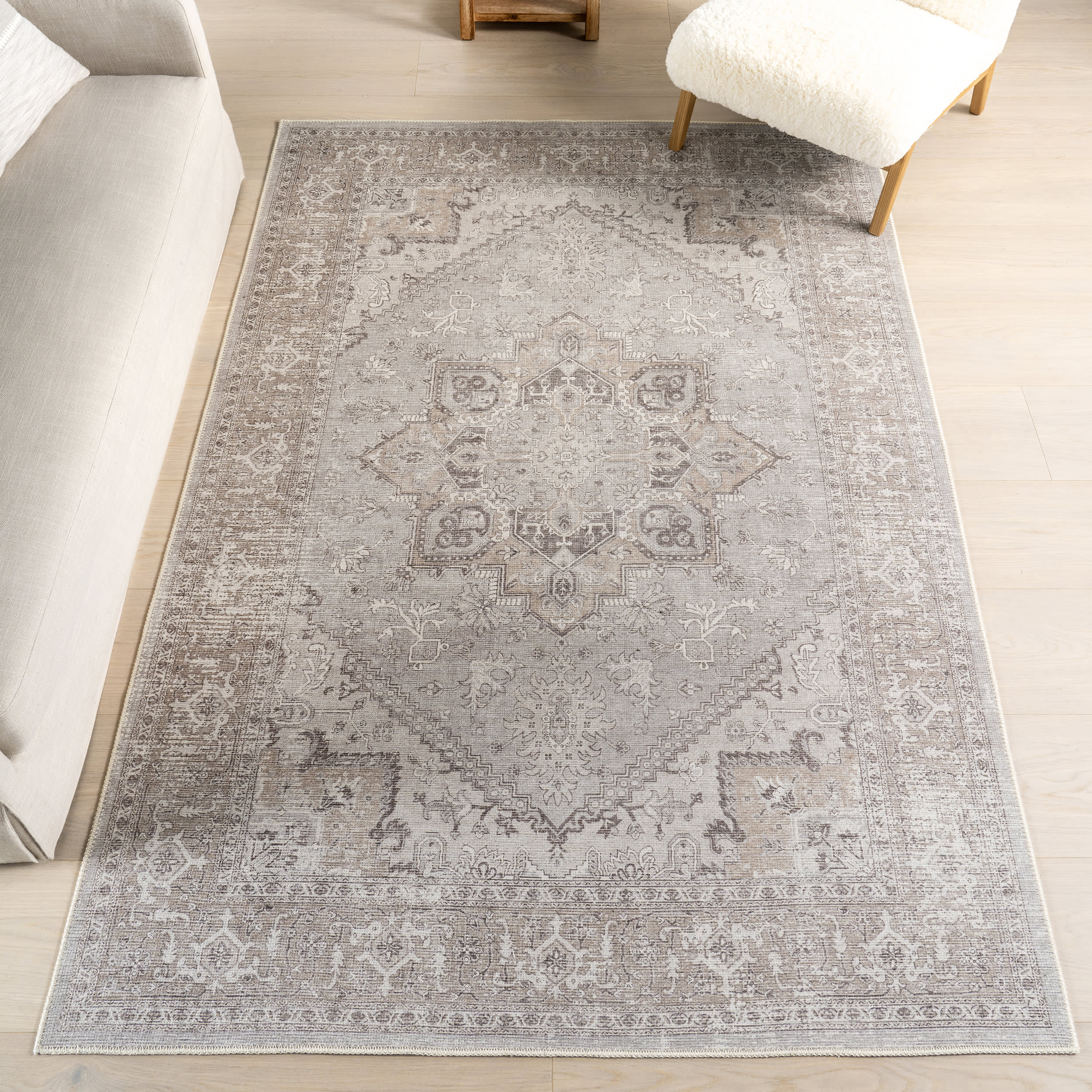 Manuela Medallion Rug | Beige