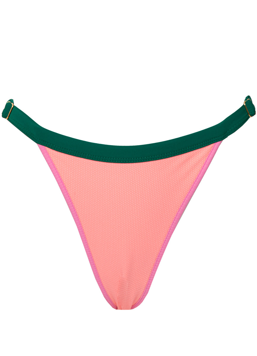 Maaji Strawberry Breeze Islandia Regular Rise Single Strap Bikini Bottom