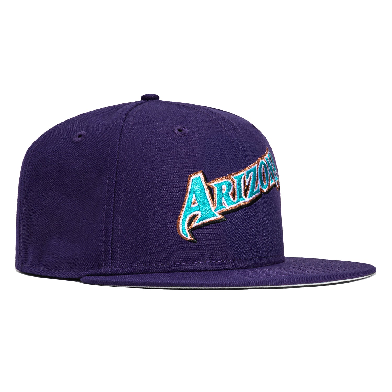 New Era 59Fifty Arizona Diamondbacks 1998 Jersey Hat - Purple, Teal, Metallic Copper