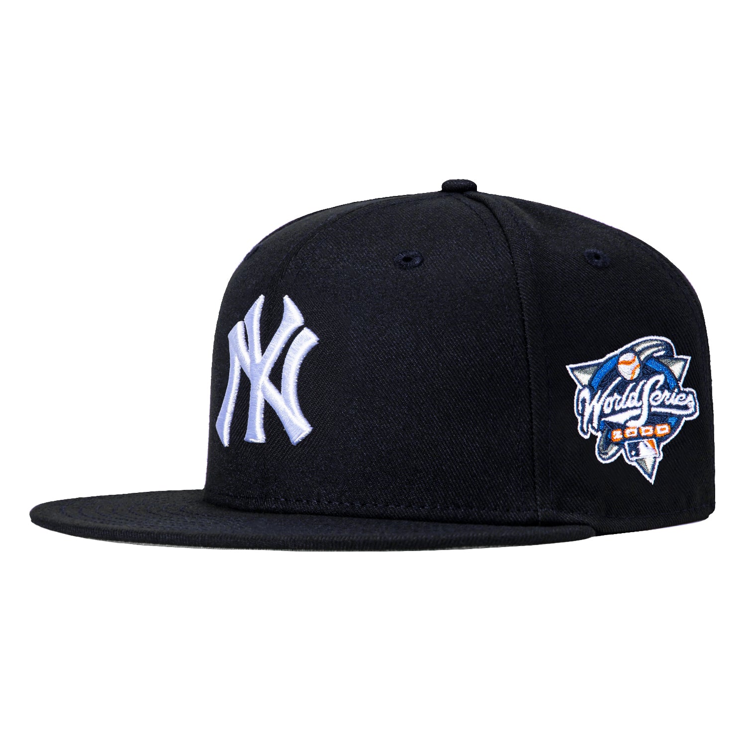 New Era 59Fifty New York Yankees 2000 World Series Patch Game Hat - Navy, White