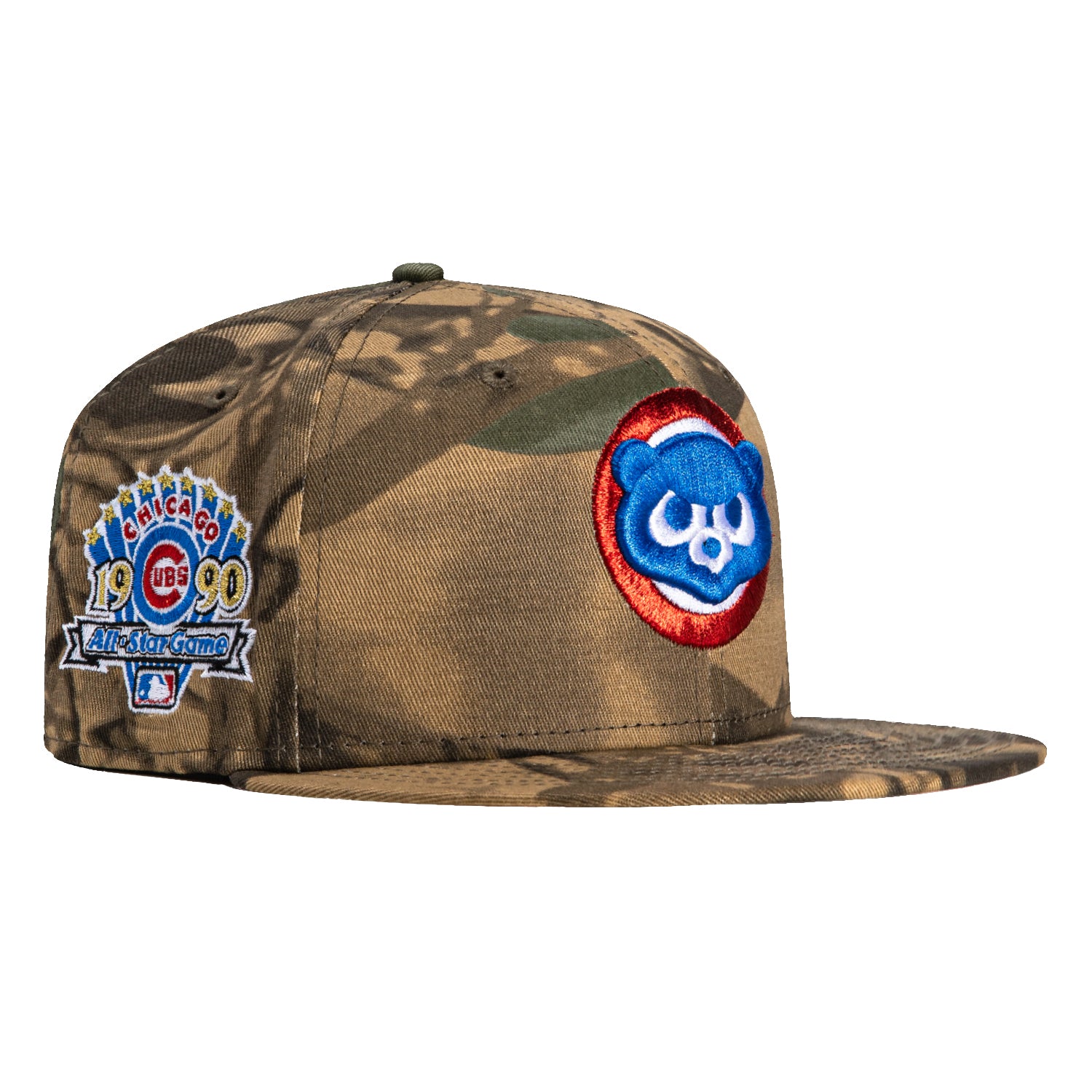 New Era 59Fifty Blur Tree Chicago Cubs 1990 All Star Game Patch Hat - Camo