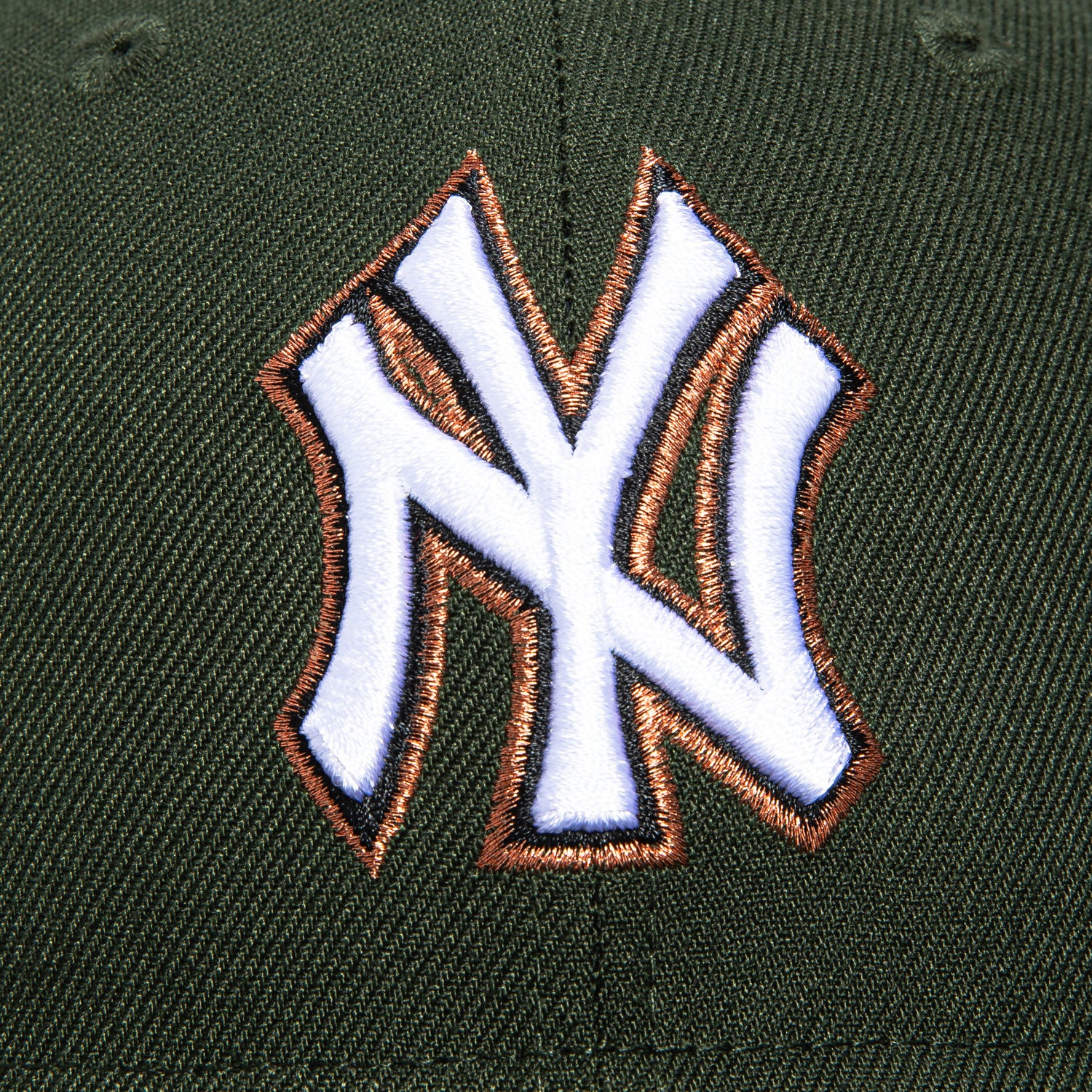 New Era 59Fifty New York Yankees 1978 World Series Patch Hat - Green, White, Metallic Copper