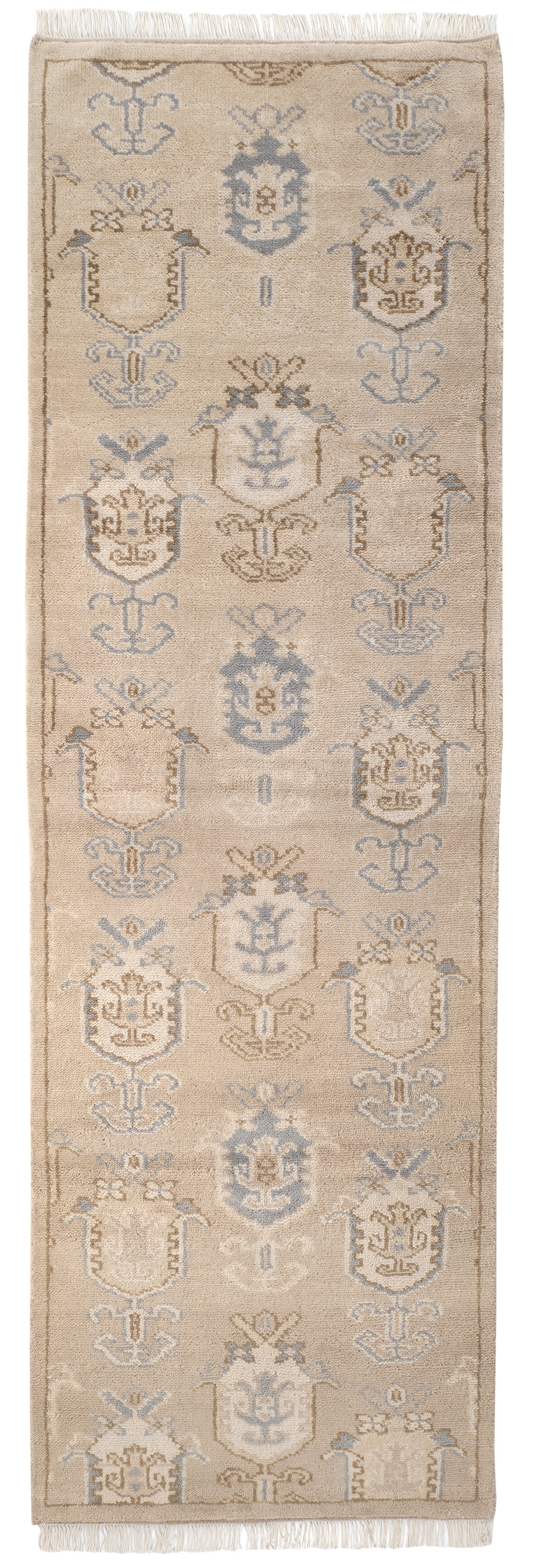 Ashby Taupe Hand Knotted Wool Rug