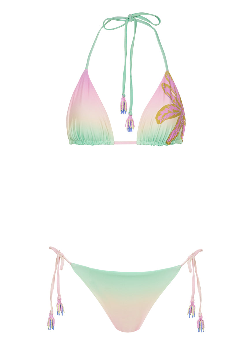 Maaji Candy Palms Balmy Sliding Triangle Bikini Top