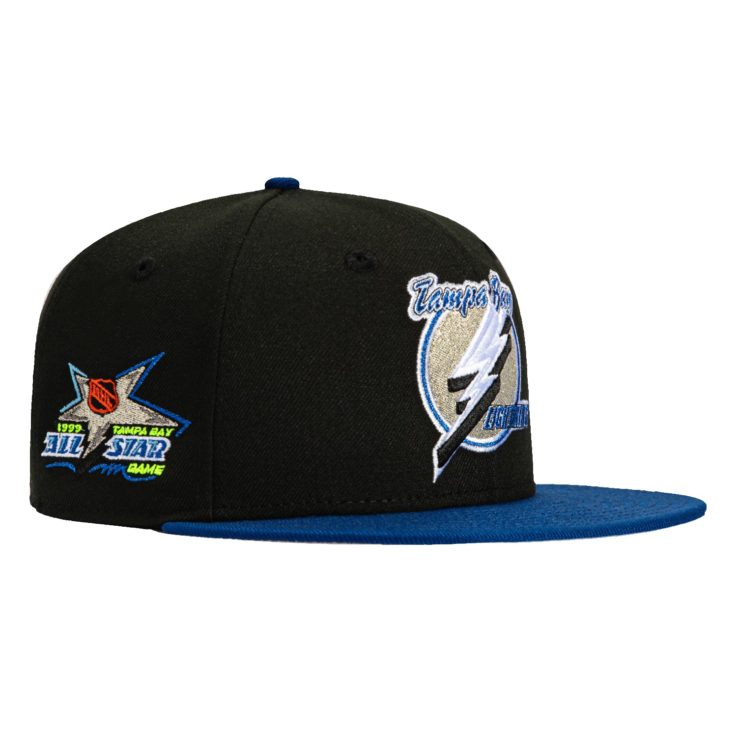 New Era 59Fifty Tampa Bay Lightning 1999 All Star Game Patch Hat - Black, Royal