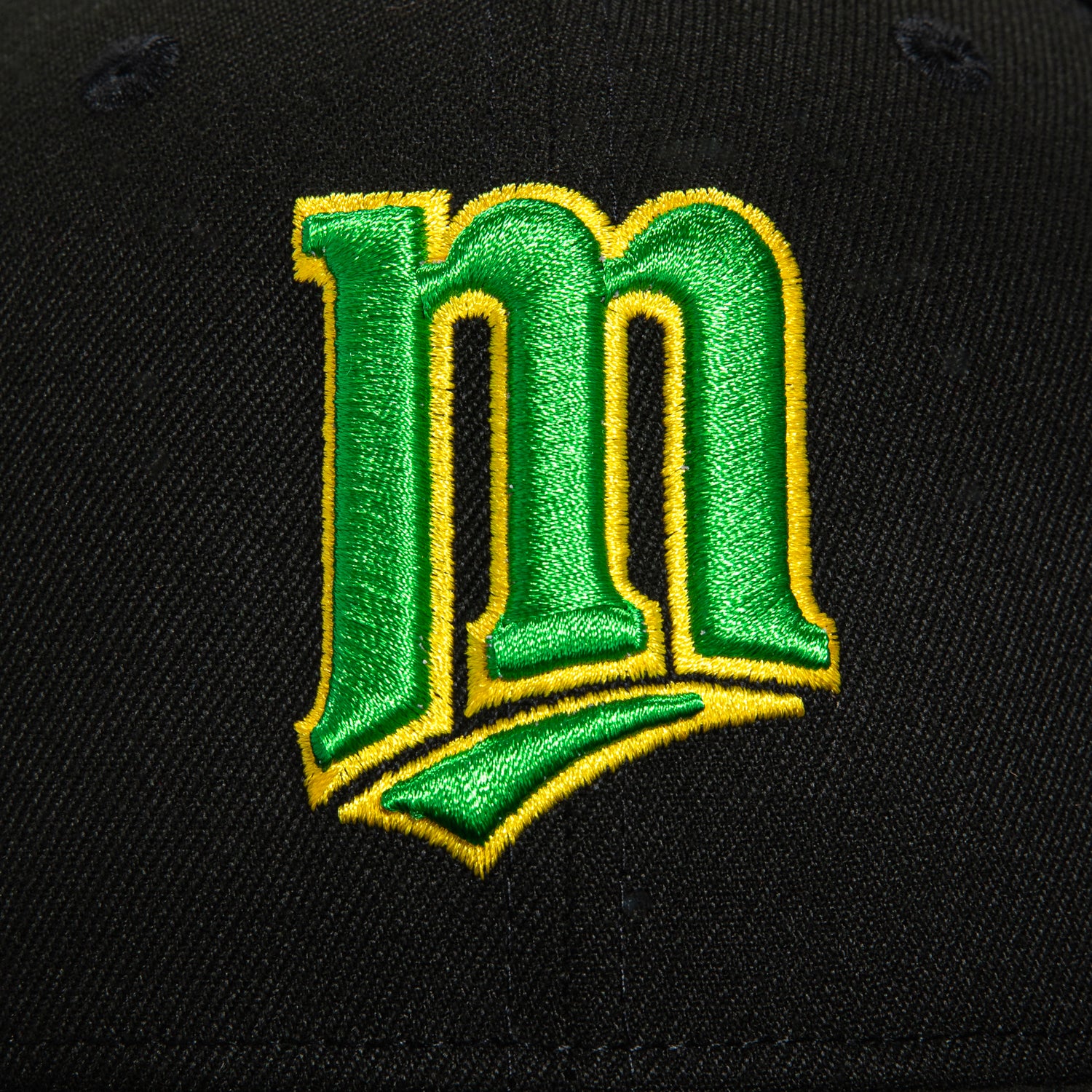 New Era 59Fifty Minnesota Twins Metrodome Patch M Hat - Black, Green, Yellow