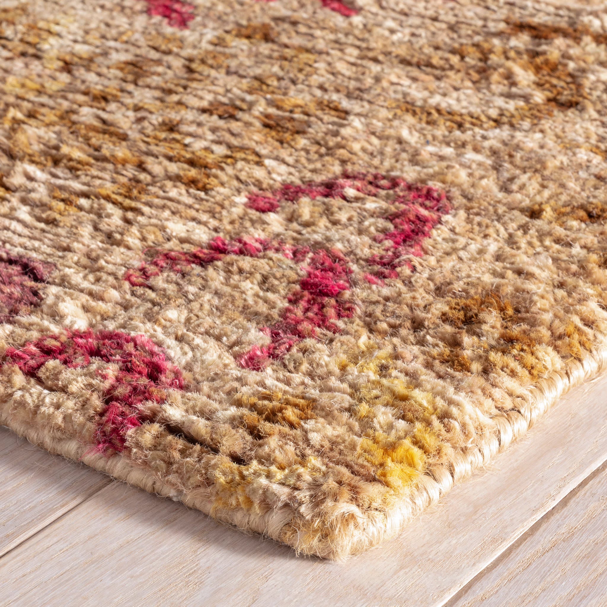 Horseshoe Spice Hand Knotted Jute Rug