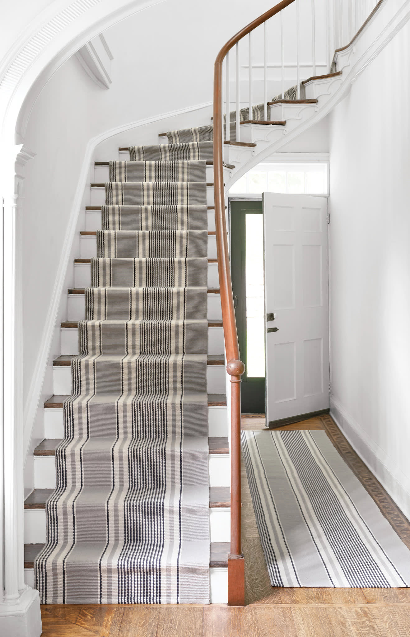 Gunner Stripe Handwoven Cotton Rug