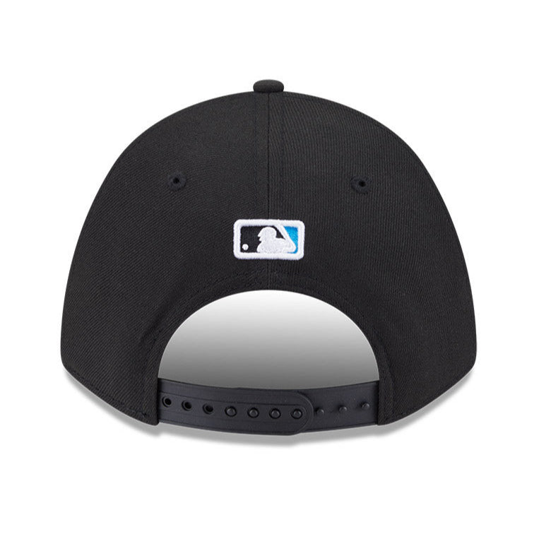 New Era 9Forty M-Crown Miami Marlins Snapback Game Hat - Black