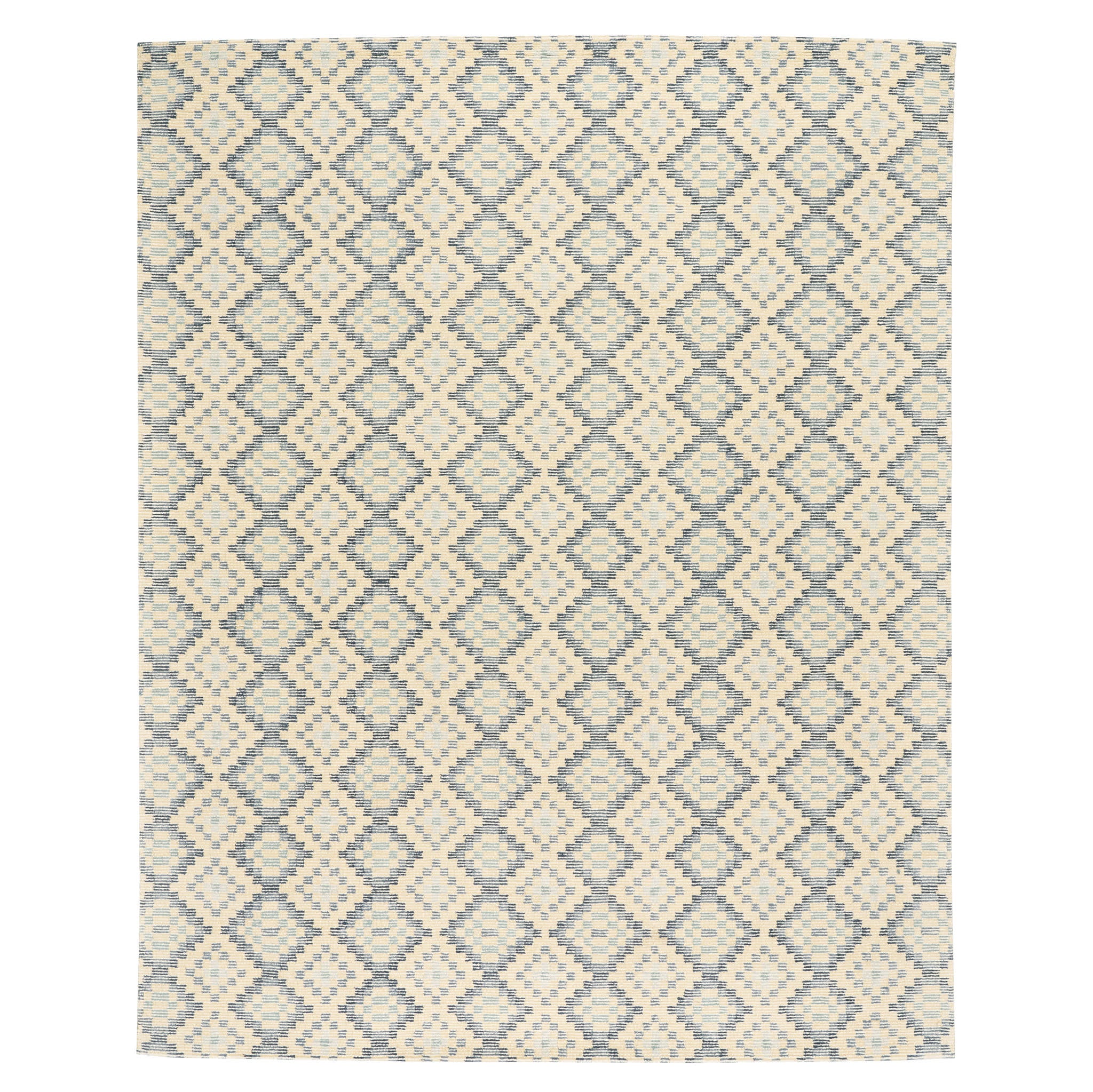 Diamond Cove Blue Hand Tufted Wool Rug