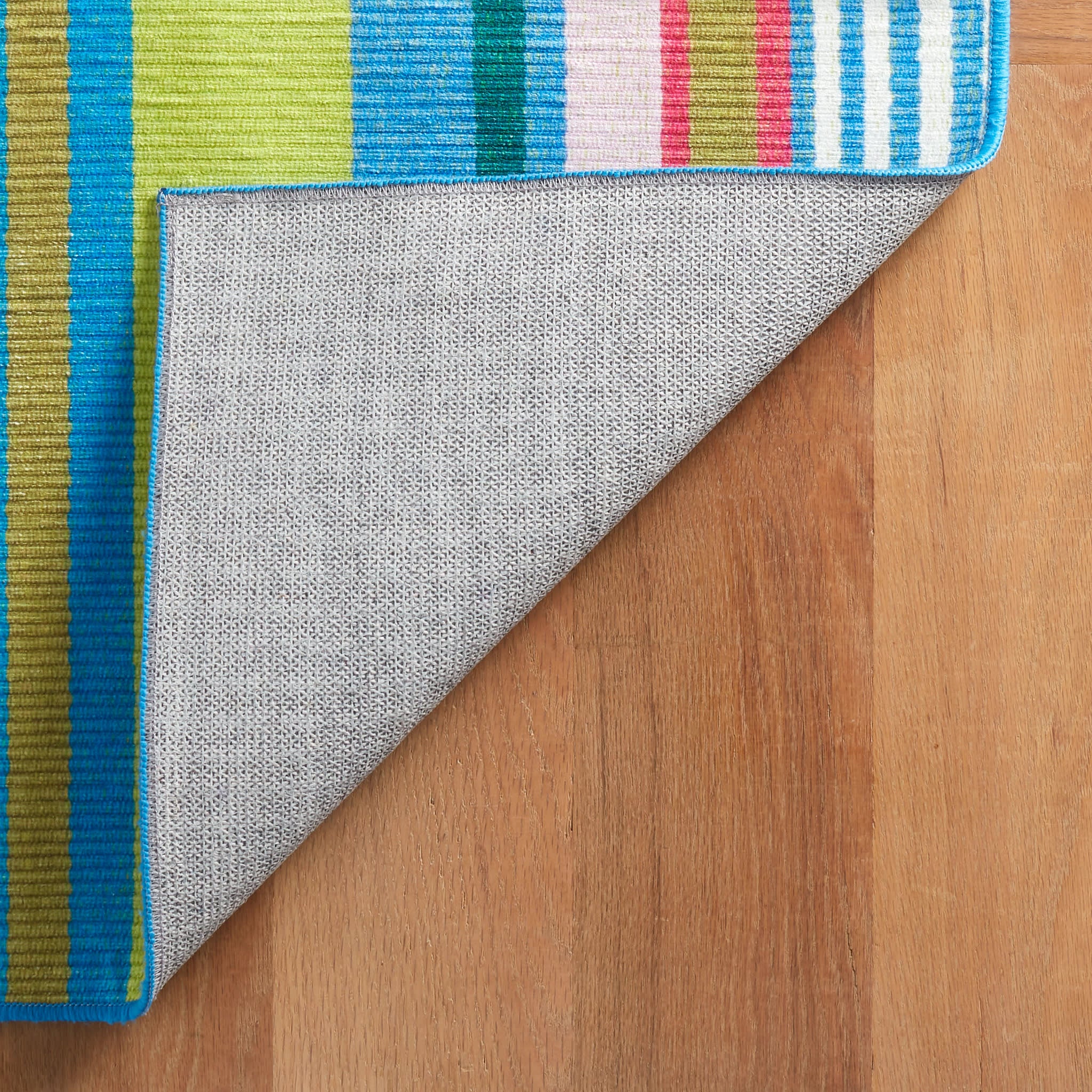 Mellie Stripe Multi Machine Washable Rug