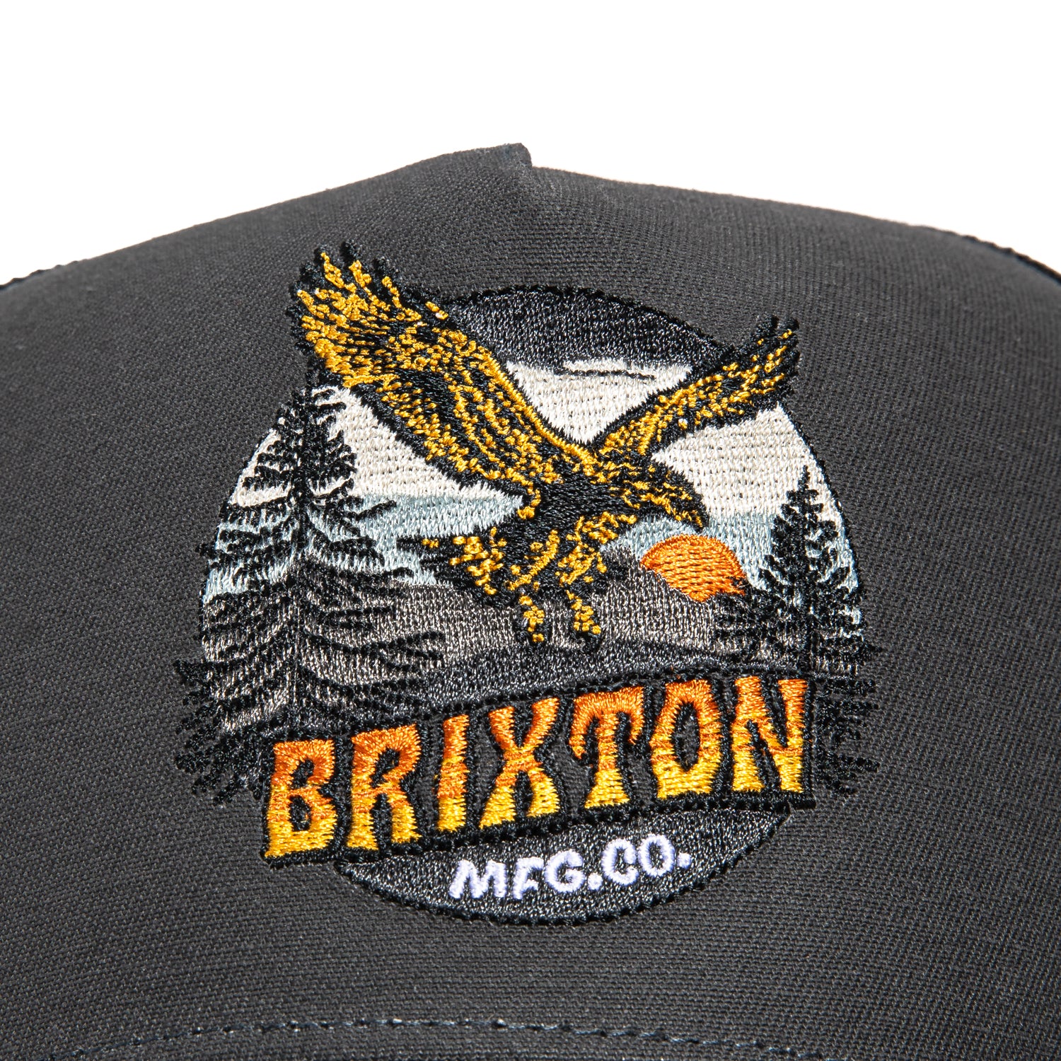 Brixton Ridgewood Mesh Snapback Hat - Grey