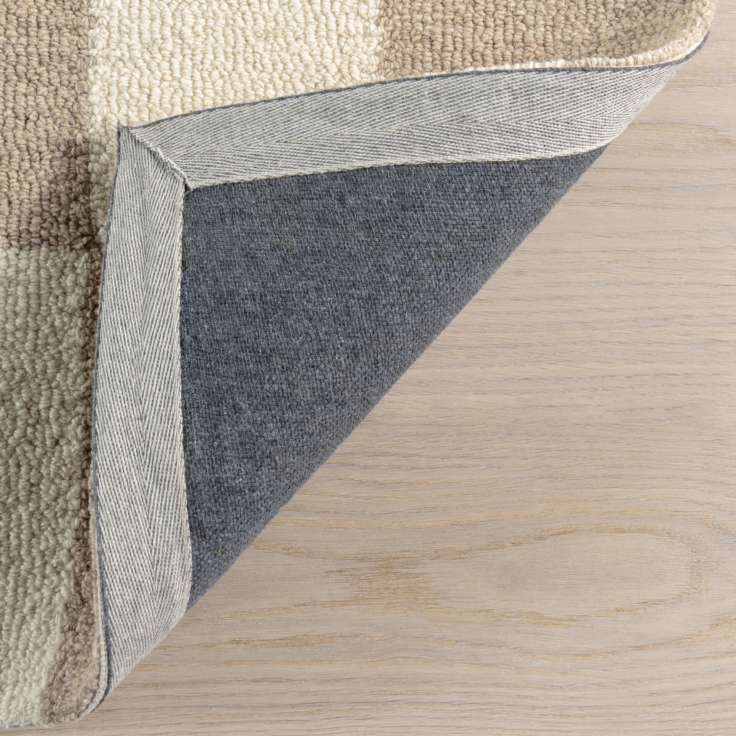 Caitlin Geometric Wool Rug | Beige