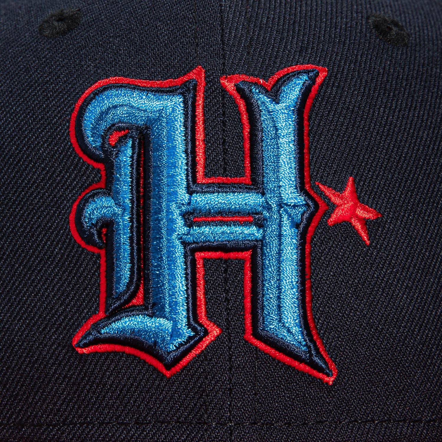 New Era 59Fifty Houston Texans Logo Patch H Hat - Navy, Red