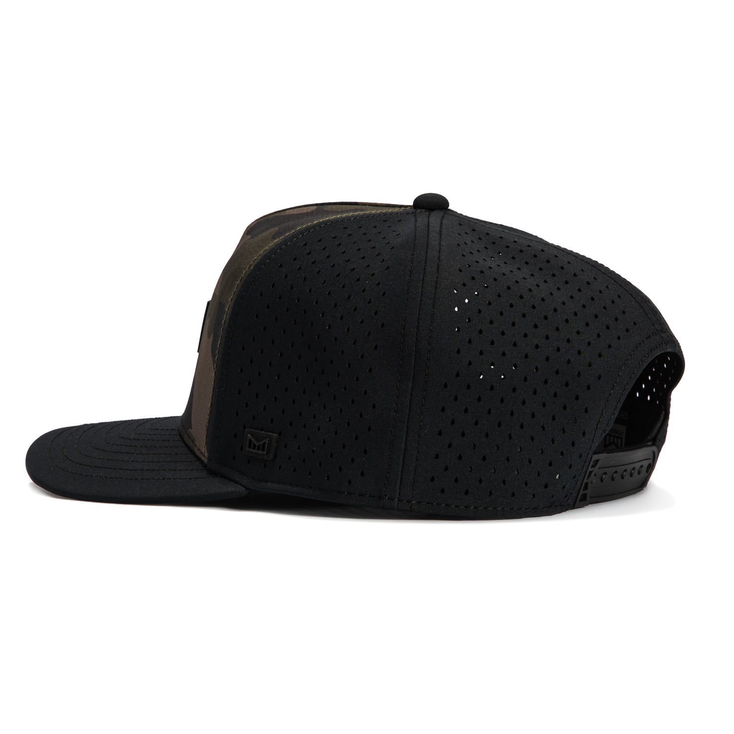 Melin Odyssey Brick Hydro Snapback Hat - Camo, Black