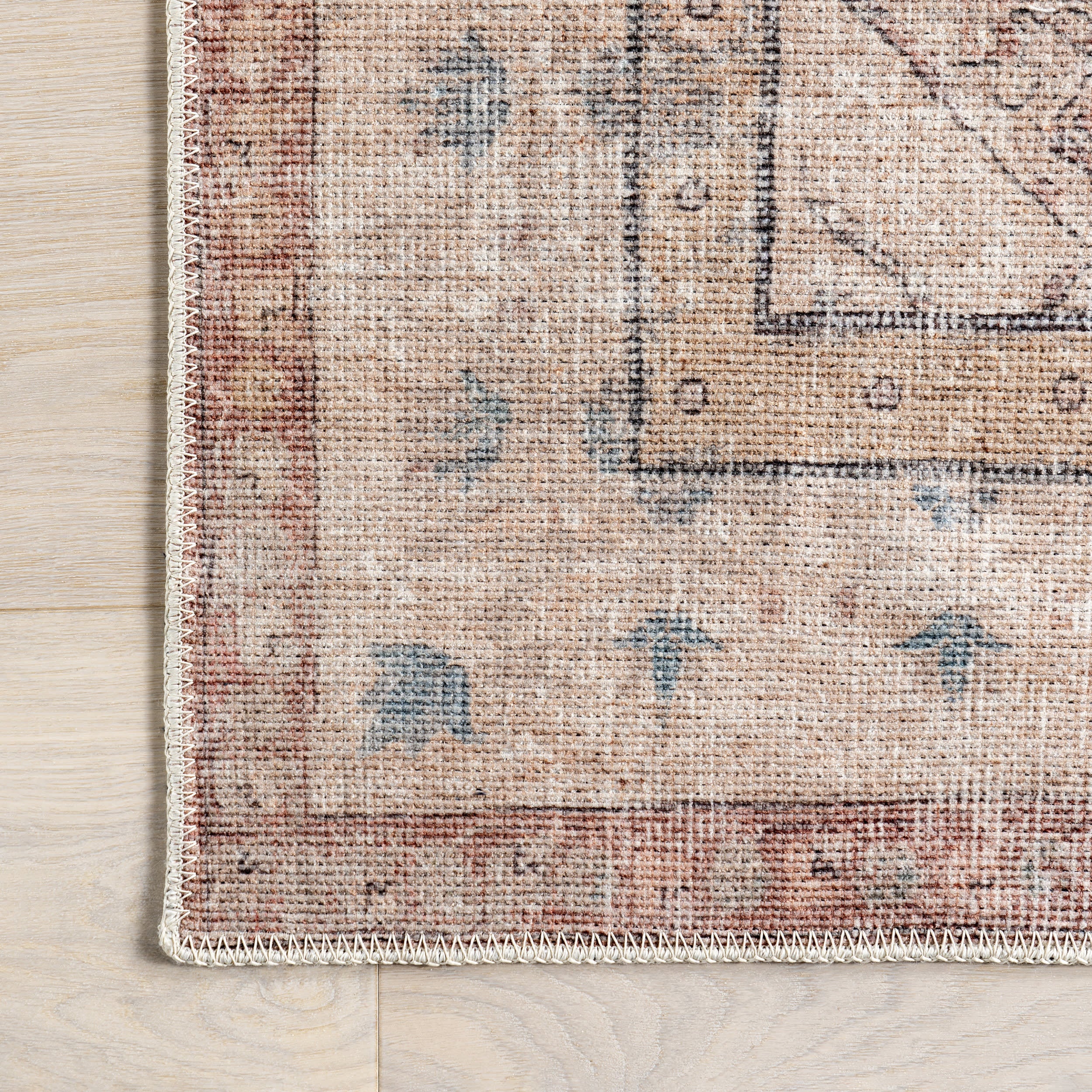 Luz Medallion Washable Rug | Taupe