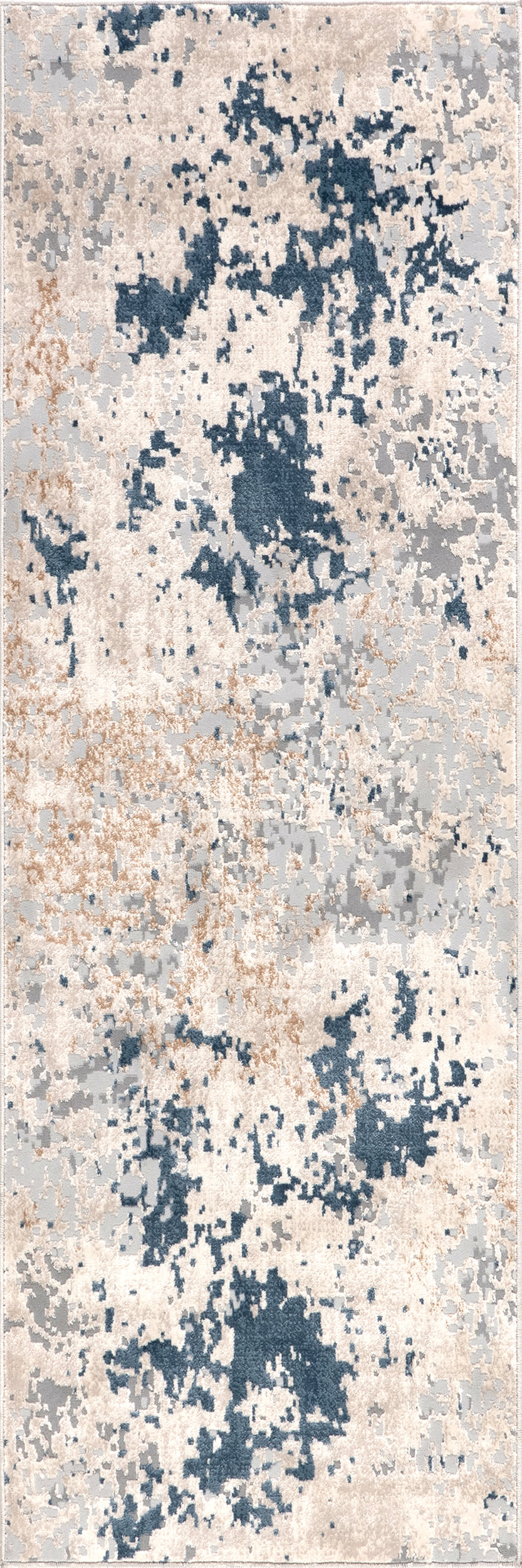 Ricki Mottled Abstract Rug | Light Grey