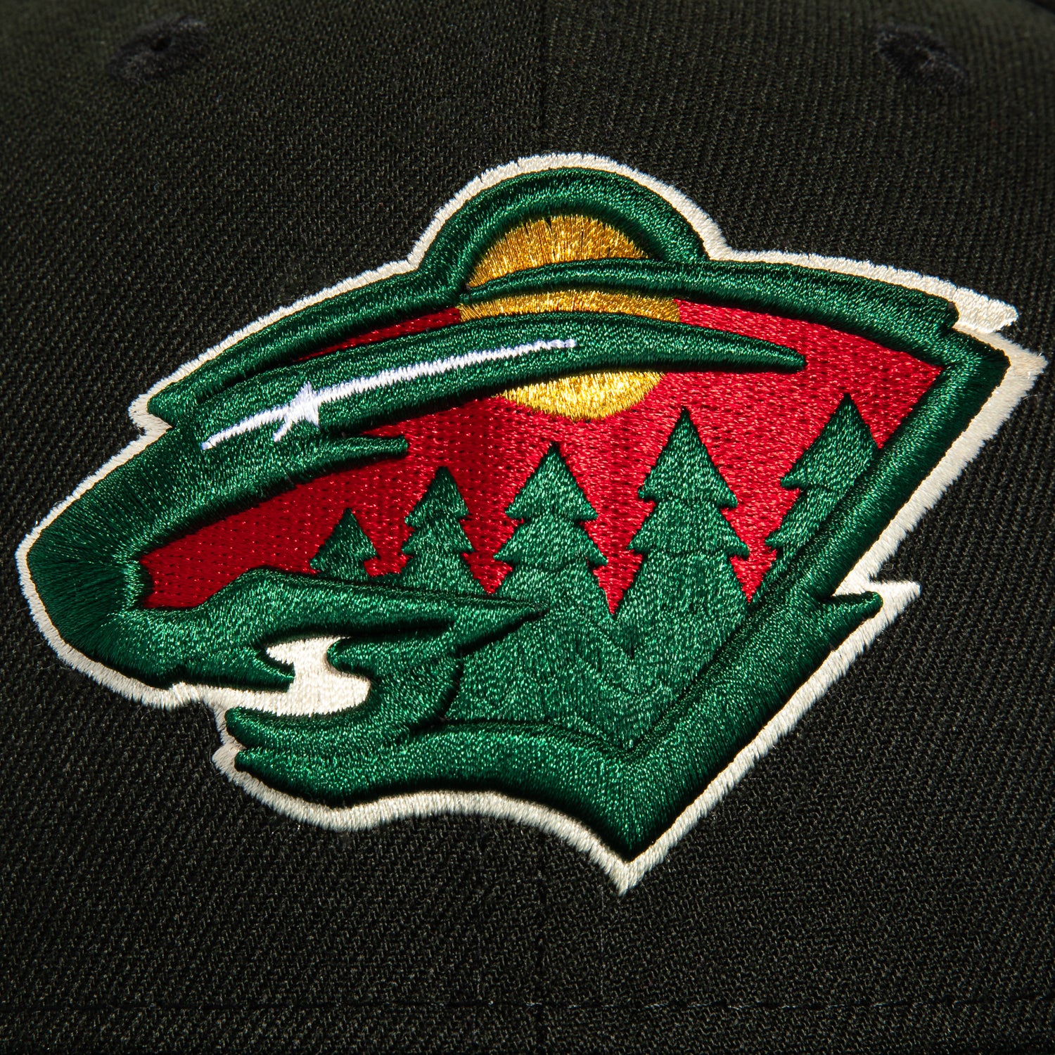 New Era 59Fifty Minnesota Wild Hat - Black, Green