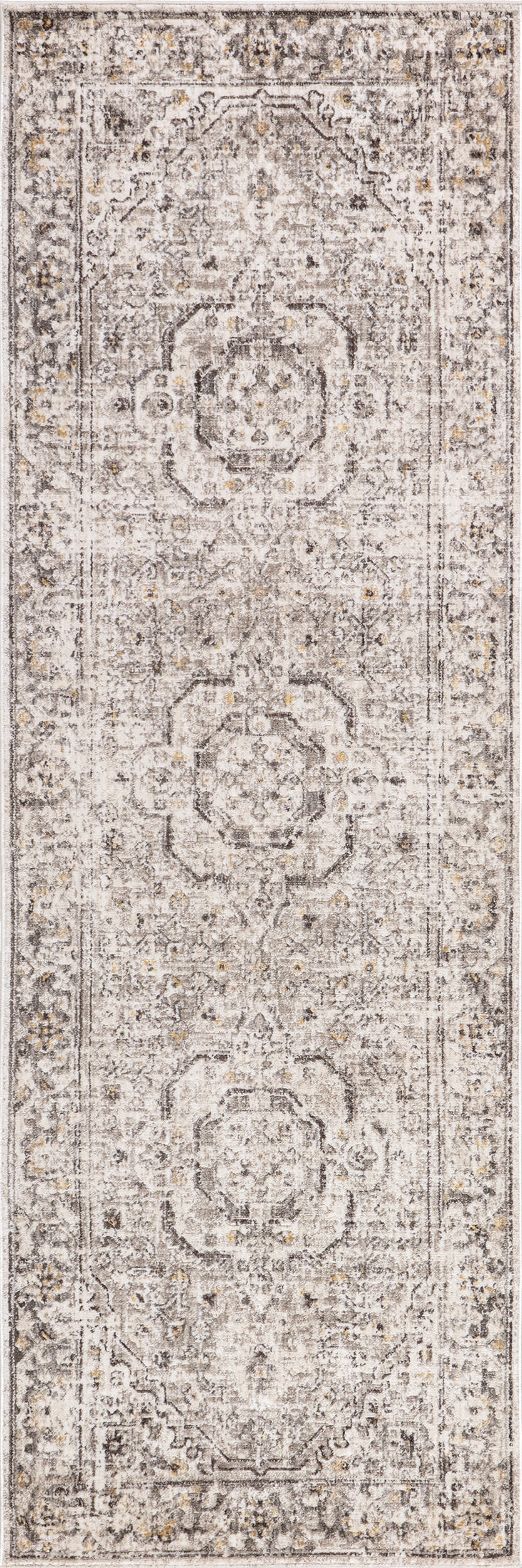 Kamryn Medallion Rug | Light Grey