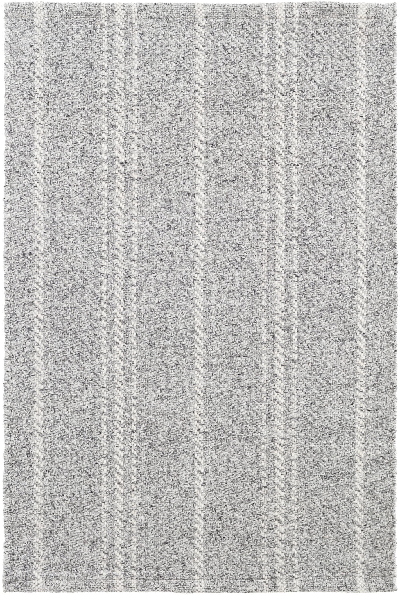 Melange Stripe Grey/Ivory Handwoven Indoor/Outdoor Rug