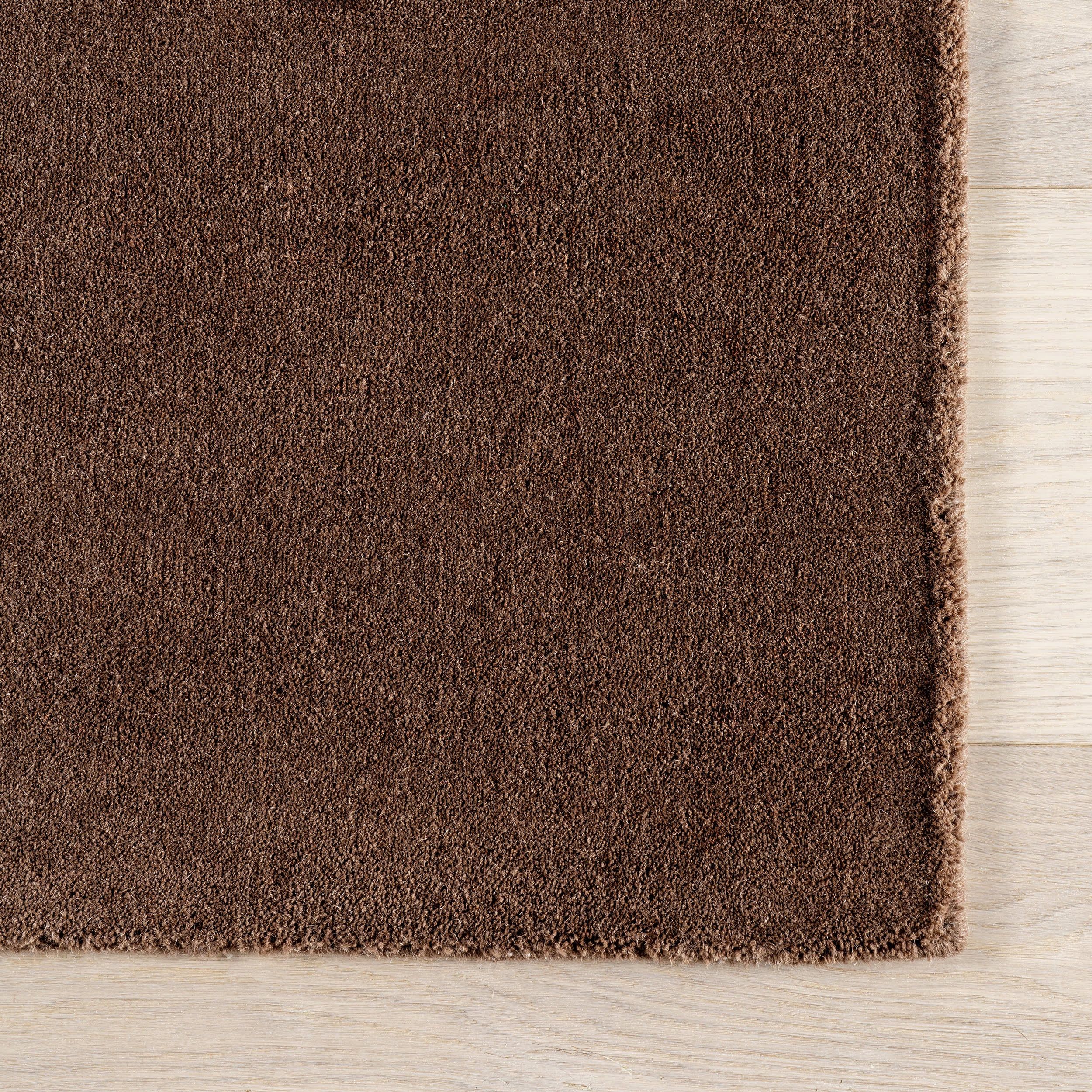 Maru Wool Rug | Dark Brown