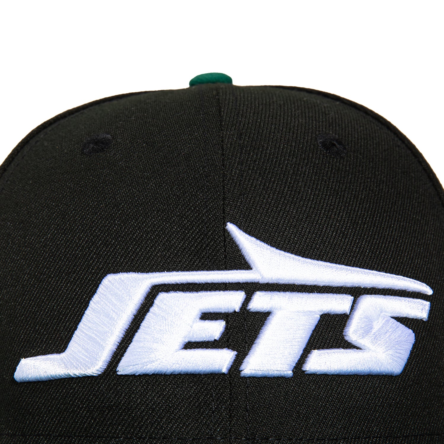 New Era 59Fifty New York Jets Logo Patch Hat - Black, Green