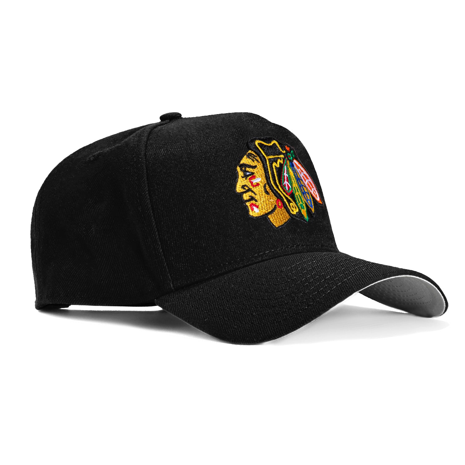 New Era 9Forty A-Frame Chicago Blackhawks Snapback OTC Hat - Black