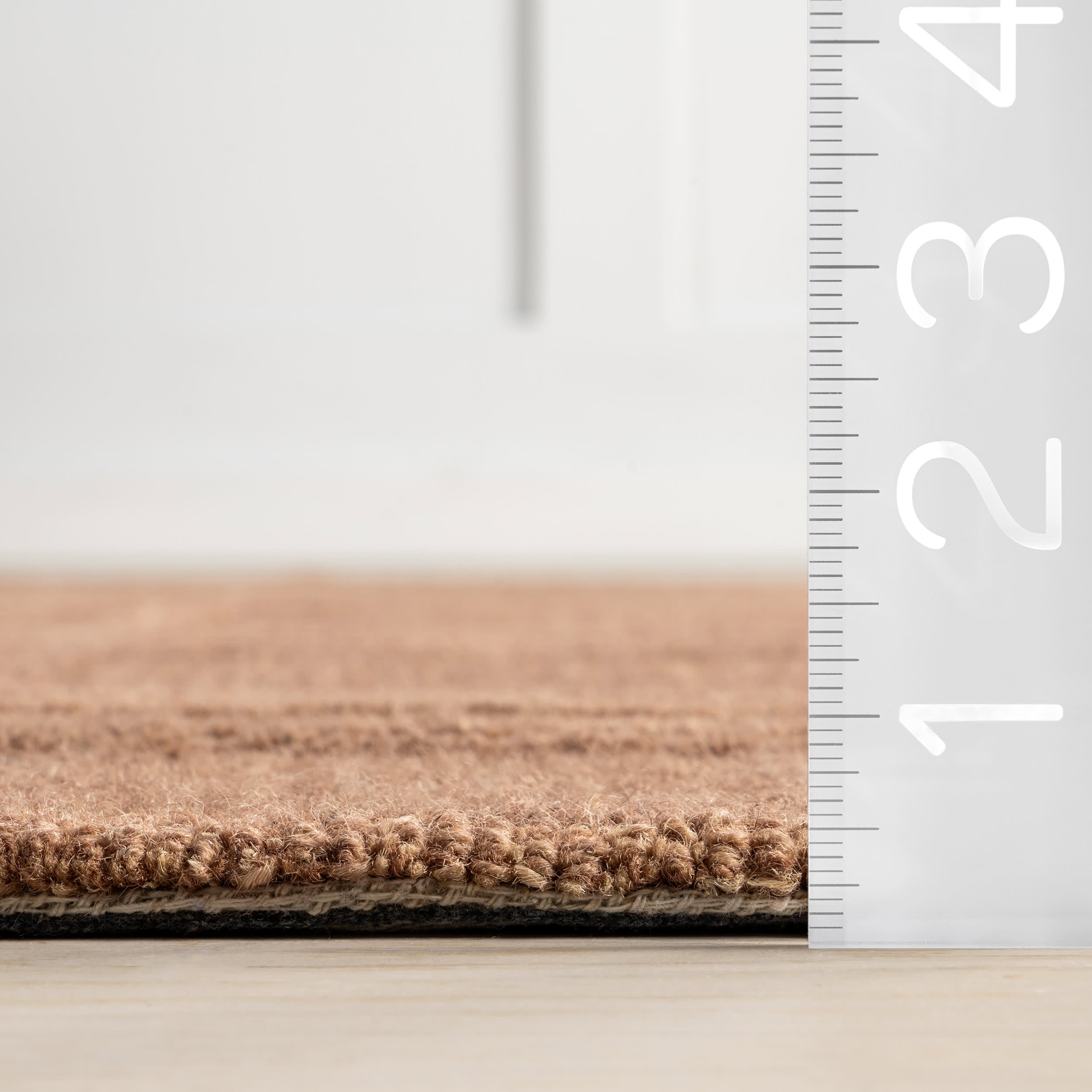 Mallory Checked Wool Rug | Rust