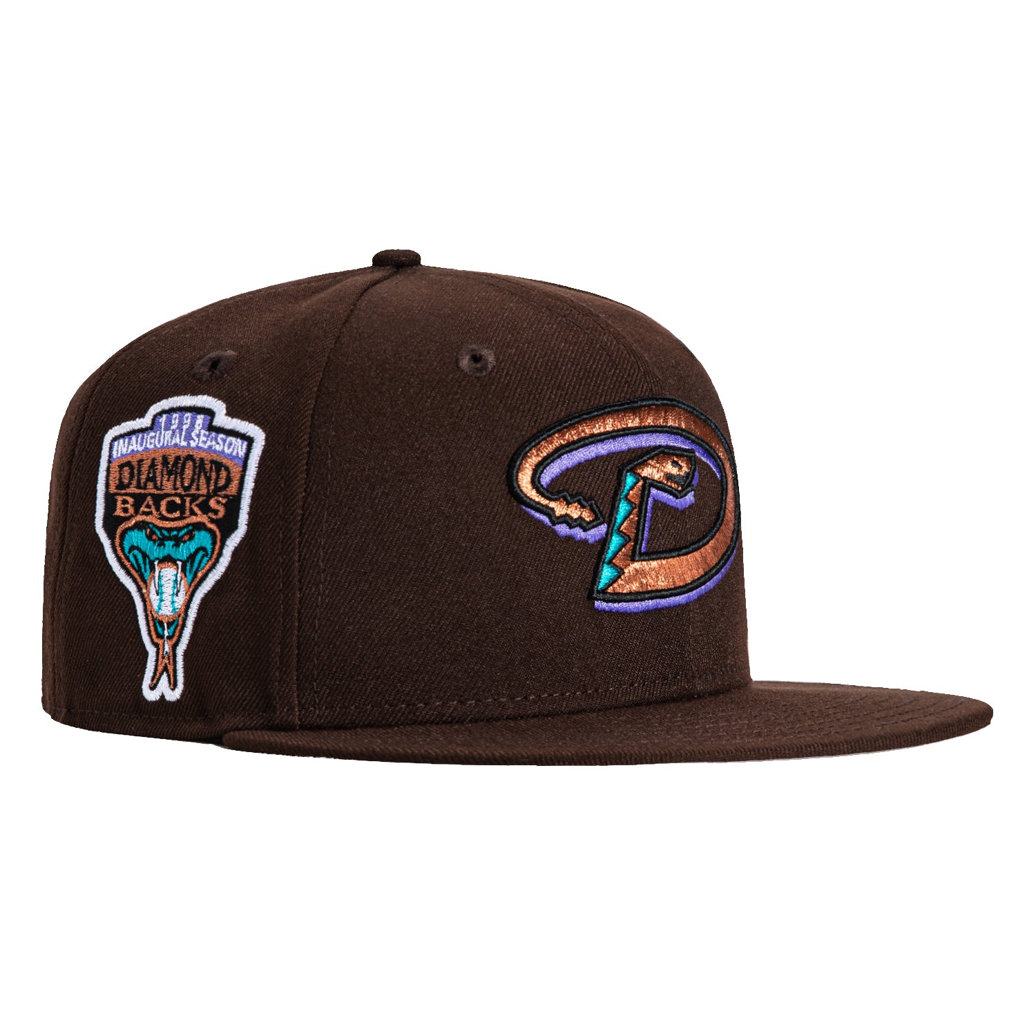 New Era 59Fifty Arizona Diamondbacks Inaugural Patch D Hat - Brown